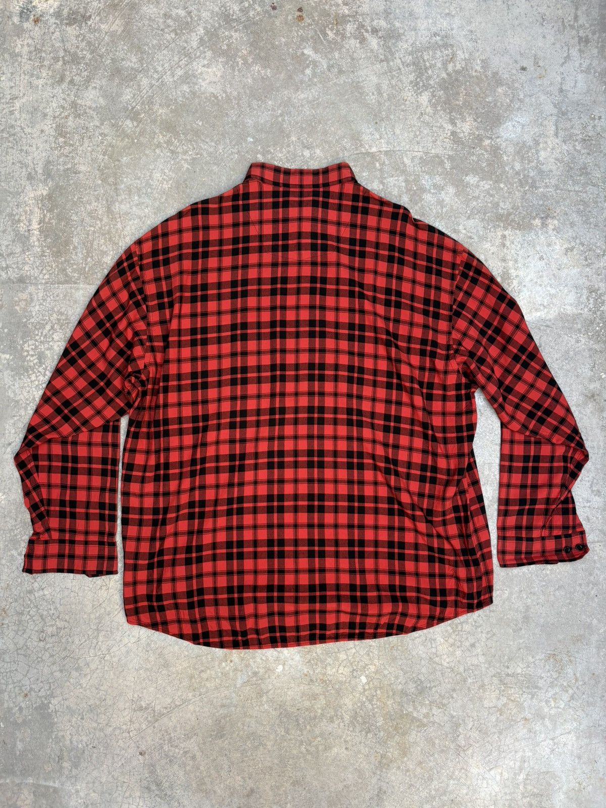 Balenciaga “I Love Techno” Checkered Shirt Size US M / EU 48-50 / 2 - 2 Thumbnail