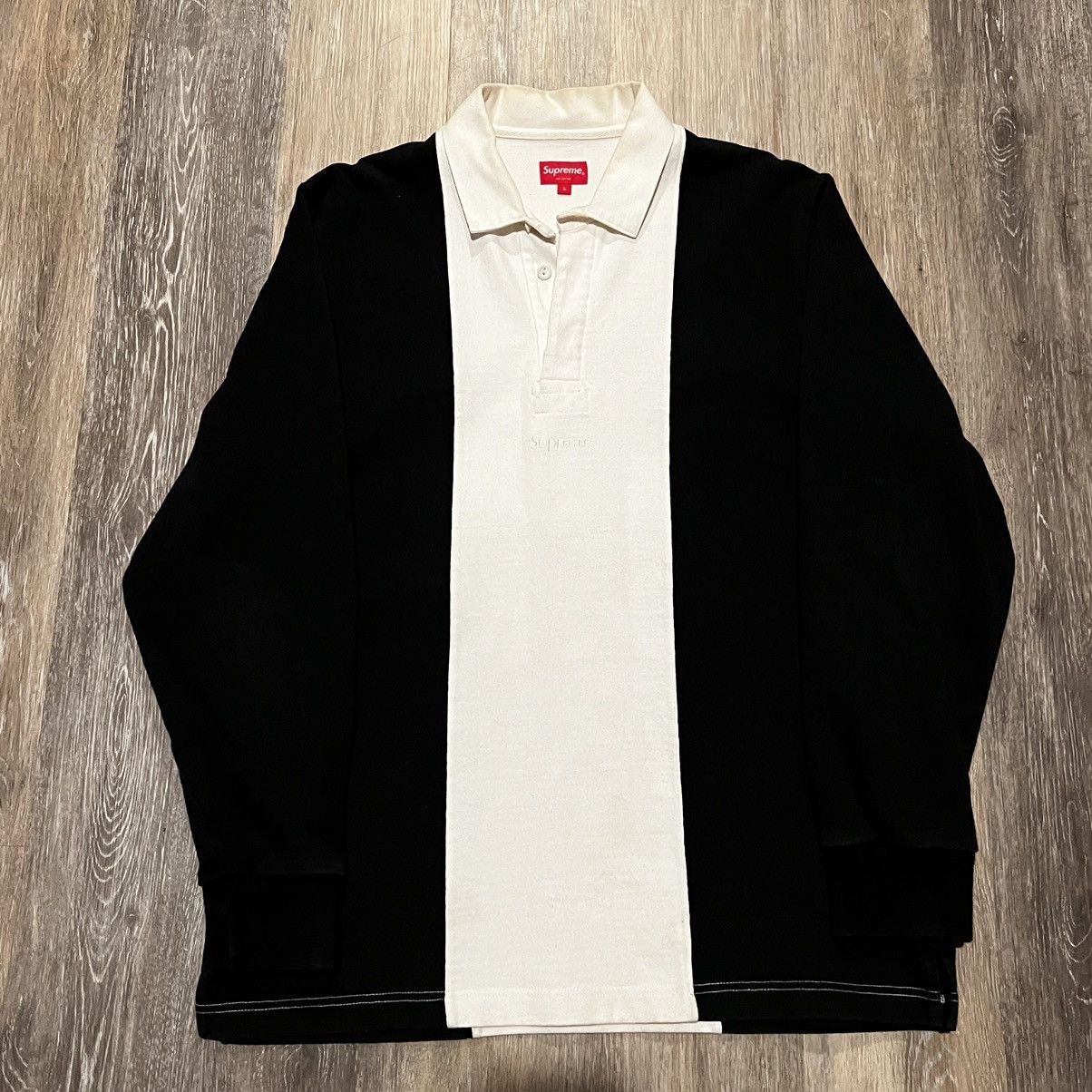 Supreme Supreme Rugby Ls Split shirt Size US L / EU 52-54 / 3 - 3 Thumbnail