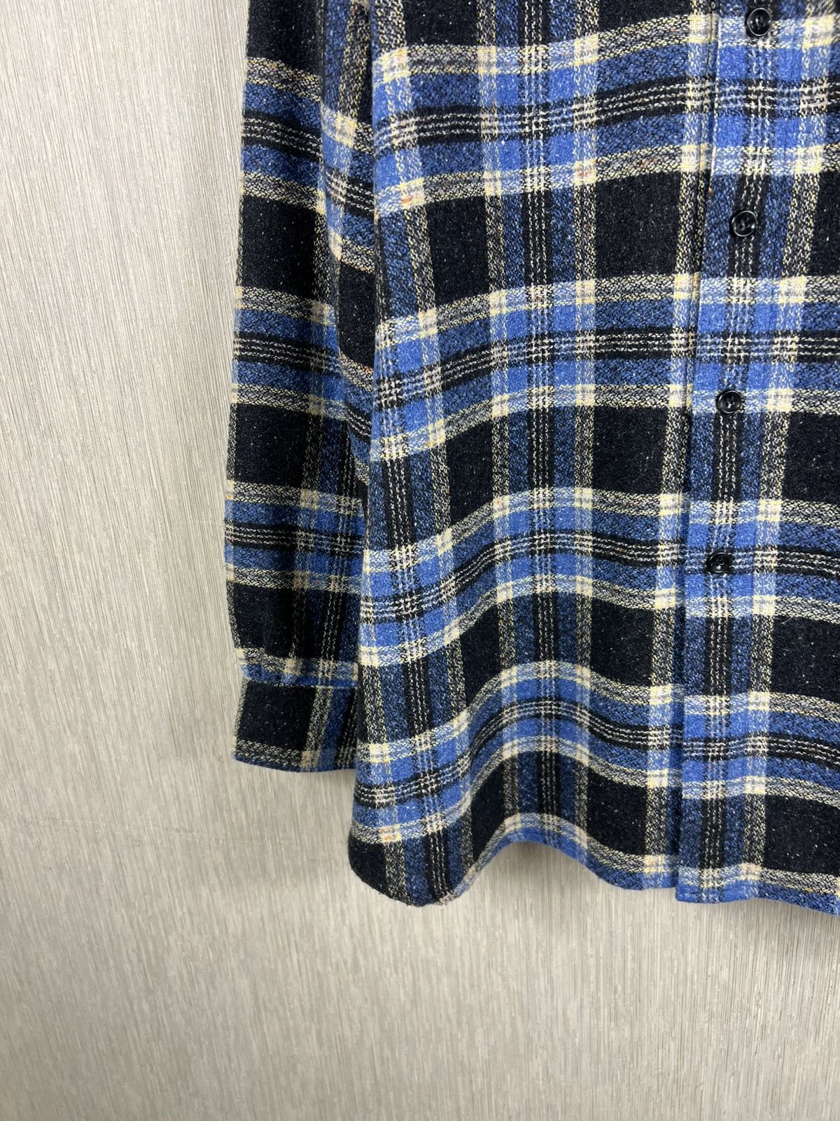 Kapital Vintage 90s Jean Maseric plaid knitted checked shirt retro Size US L / EU 52-54 / 3 - 6 Thumbnail