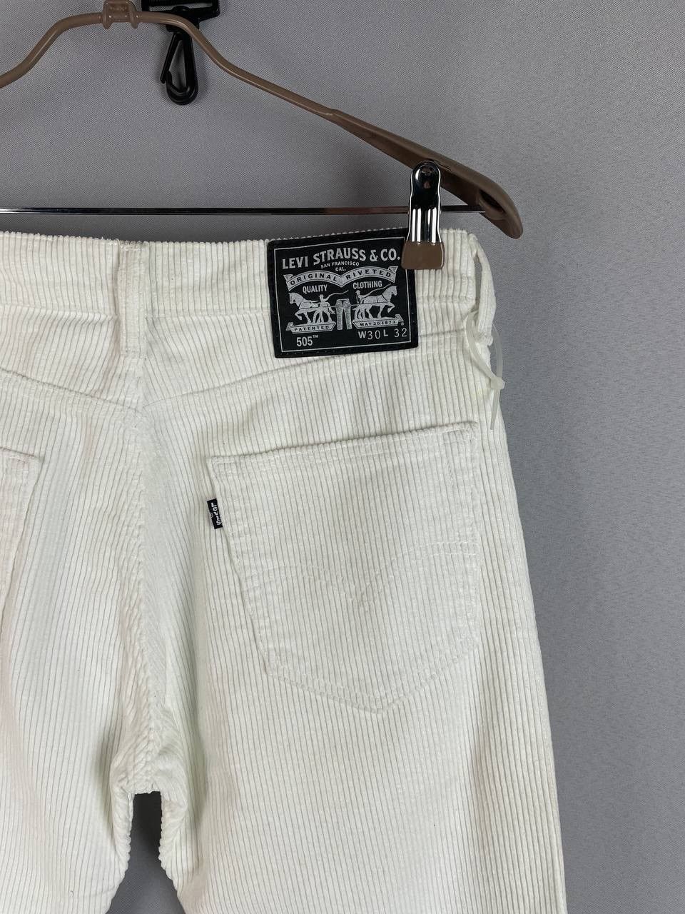 Gosha Rubchinskiy Gosha Rubchinskiy x Levi’s Corduroy White Pants Size US 30 / EU 46 - 12 Thumbnail