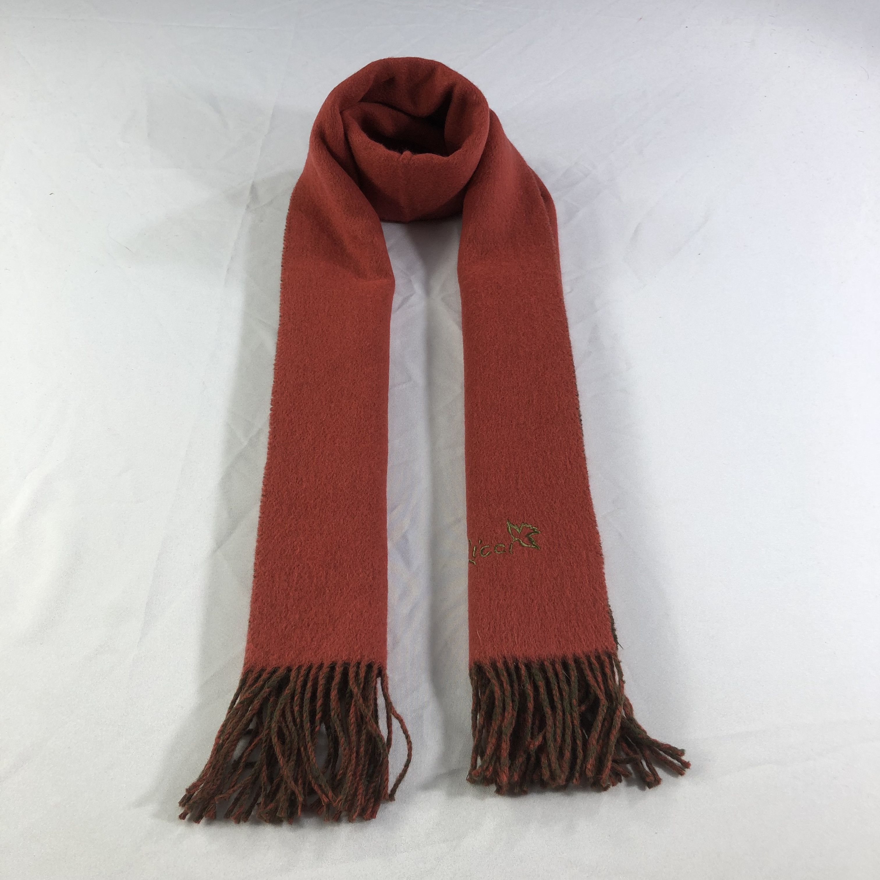 Nina Ricci Plain Wool Scarf Muffler V1461