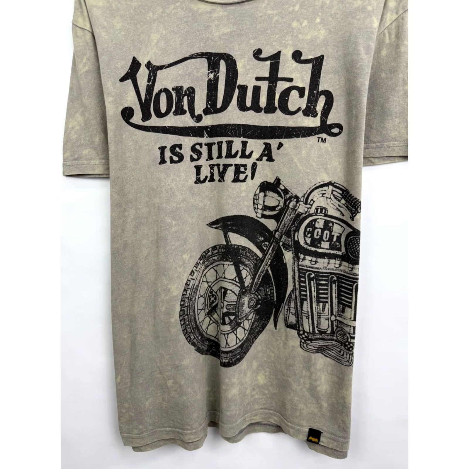 Von Dutch VINTAGE Von Dutch Motorcycle Choppers T-Shirt XL Green Mens 90s Rare VINTAGE Size US XL / EU 56 / 4 - 5 Thumbnail