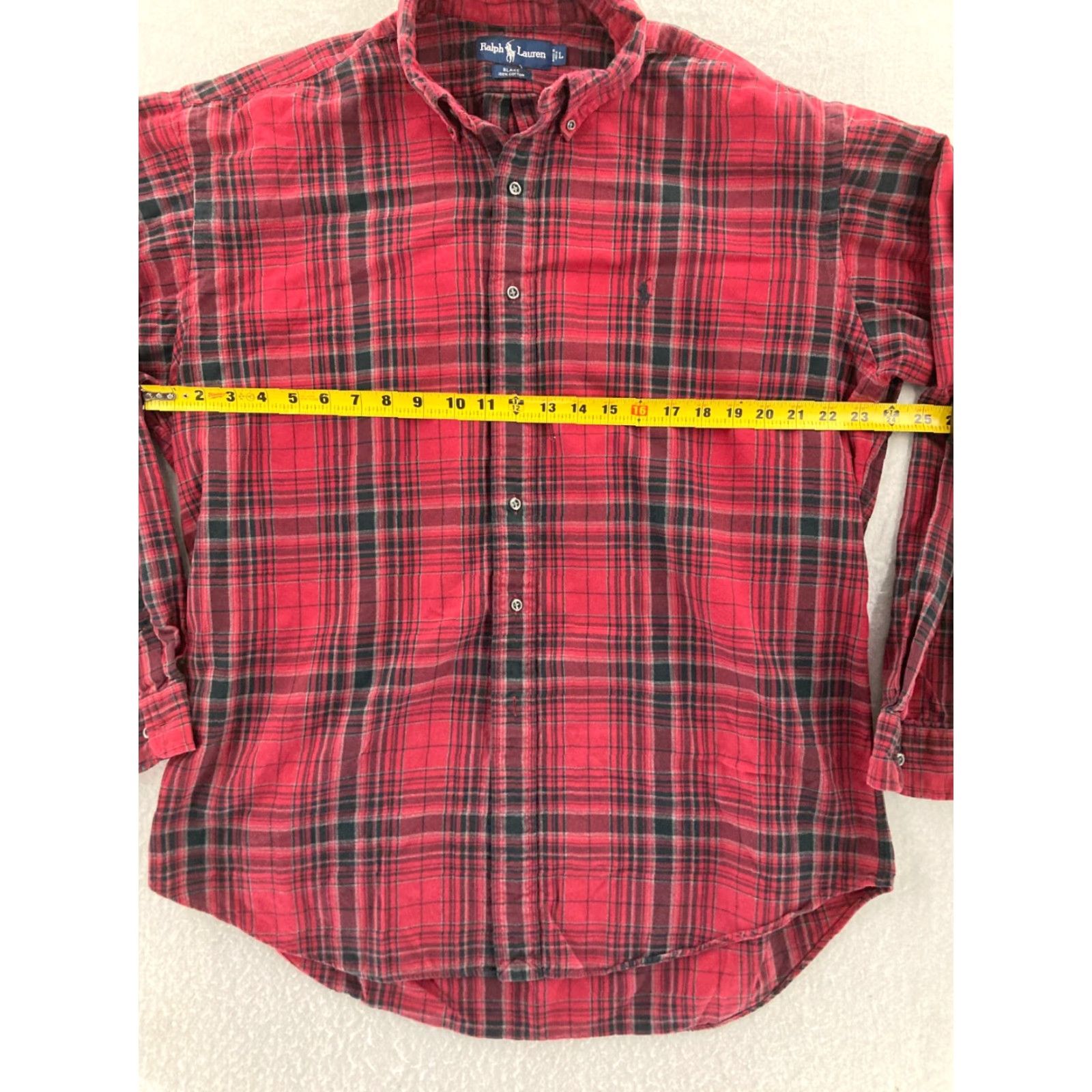 Ralph Lauren Ralph Lauren Shirt Mens Large Long Sleeve Button-Up Plaid Multicolor Logo Button-Up, Collar, Regular Fit, Men's Apparel Size US L / EU 52-54 / 3 - 2 Thumbnail