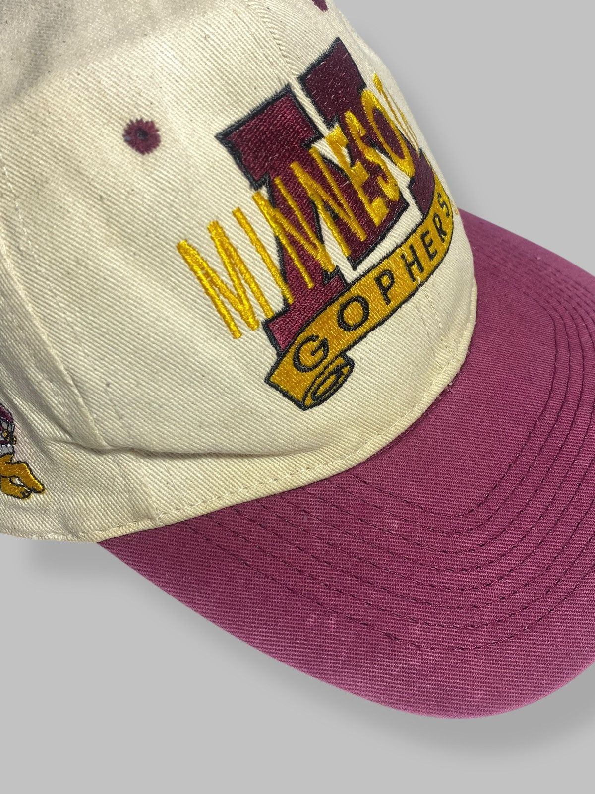 Vintage Vintage Minnesota Golden Gophers Spell Out Head Start Cap Size ONE SIZE - 5 Thumbnail