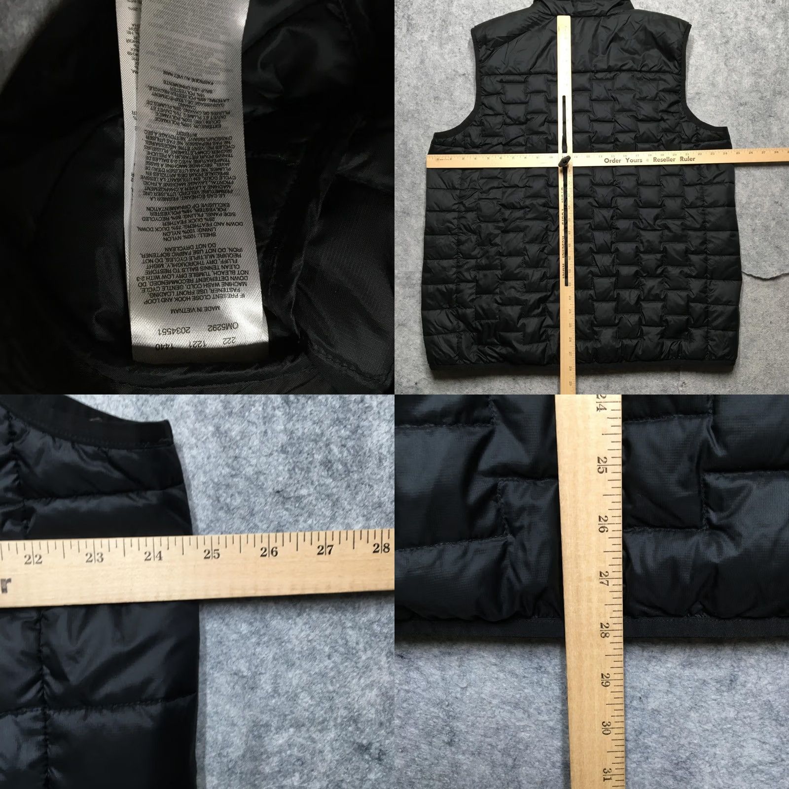 Mountain Hardwear Mountain Hardwear Vest Men 2XL Black Down Puffer Quilted Stand-Up Collar Zip Full Zip Pockets Outdoor Hiking Casual Size US XXL / EU 58 / 5 - 8 Thumbnail