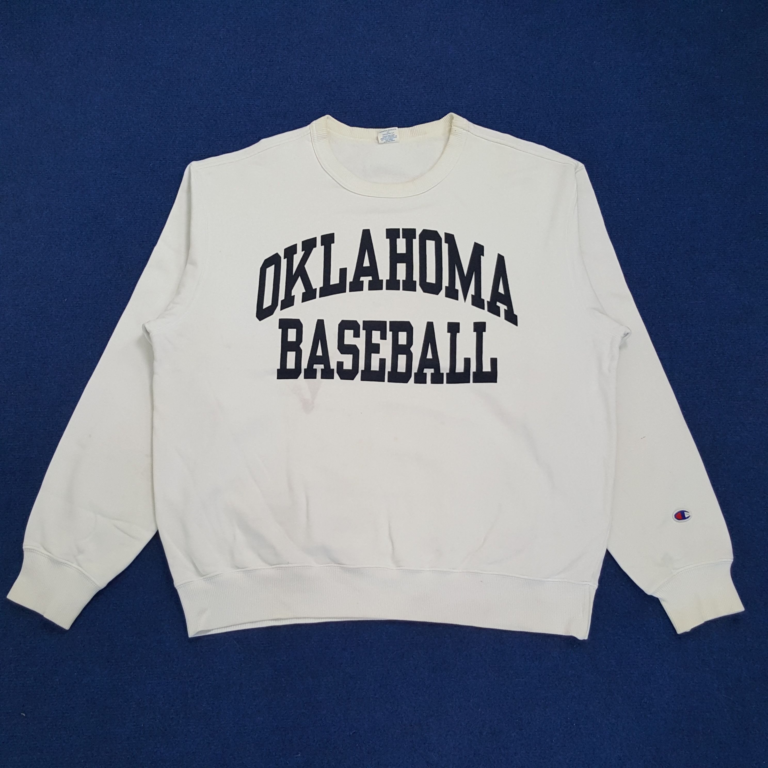 Champion × Vintage Vintage Oklahoma Baseball MLB Sweatshirts Size US XL / EU 56 / 4 - 1 Thumbnail