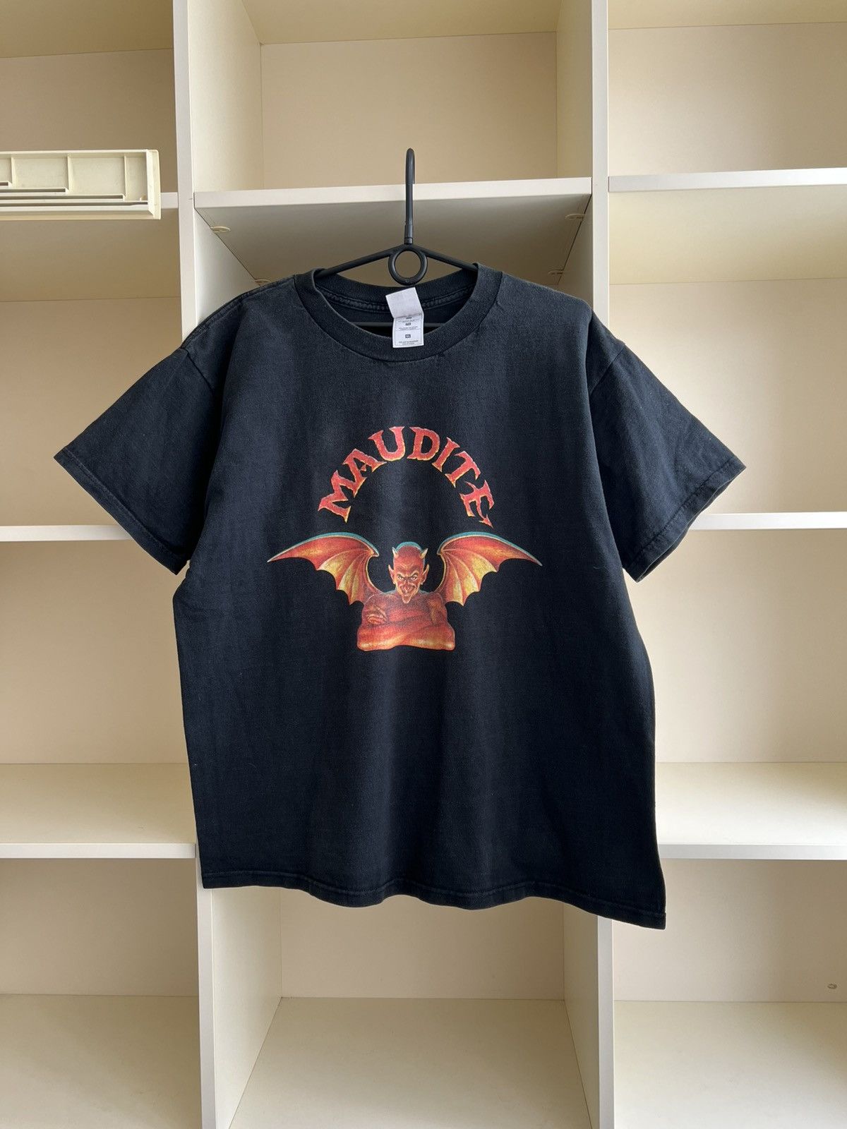 Vintage Vintage Maudite Beer T-Shirt Unibroue Devil Graphic Tee Size US XL / EU 56 / 4 - 1 Thumbnail