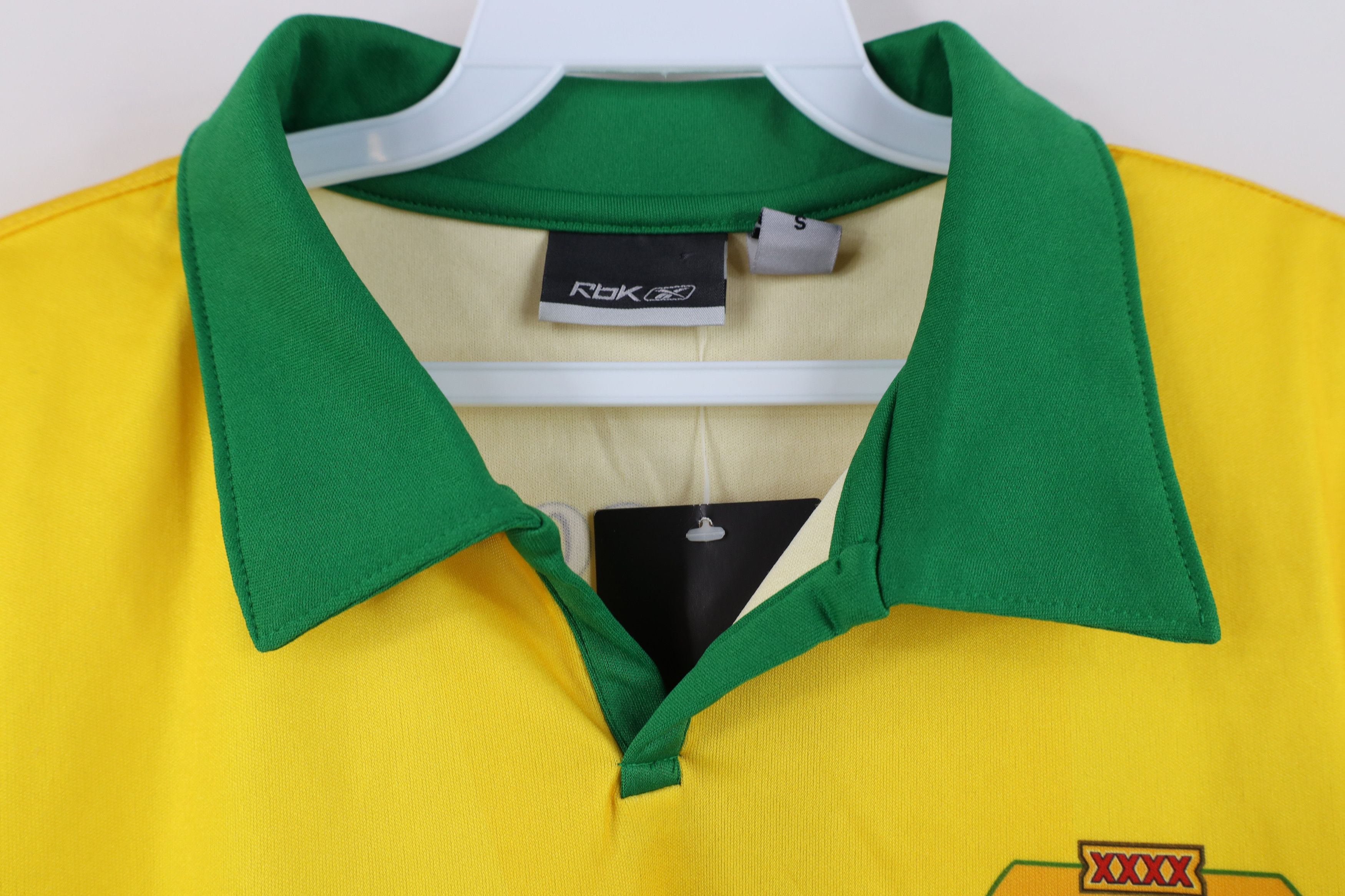 Reebok Deadstock Vtg Y2K 2004 Reebok Gold Beach Cricket Jersey Polo Size US S / EU 44-46 / 1 - 8 Thumbnail