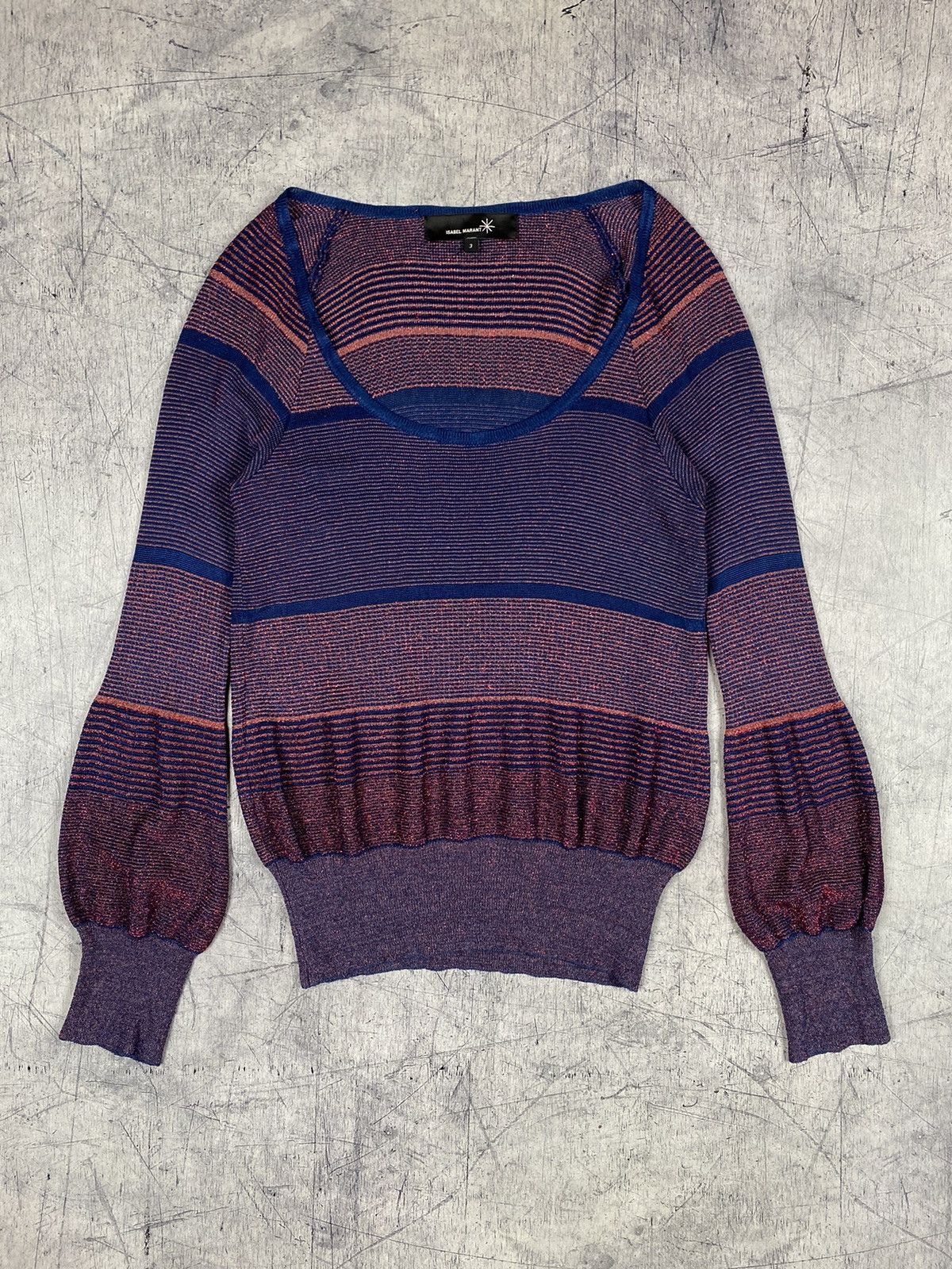 Isabel Marant Isabel Marant Designer Striped Sweater Size S / US 4 / IT 40 - 2 Thumbnail