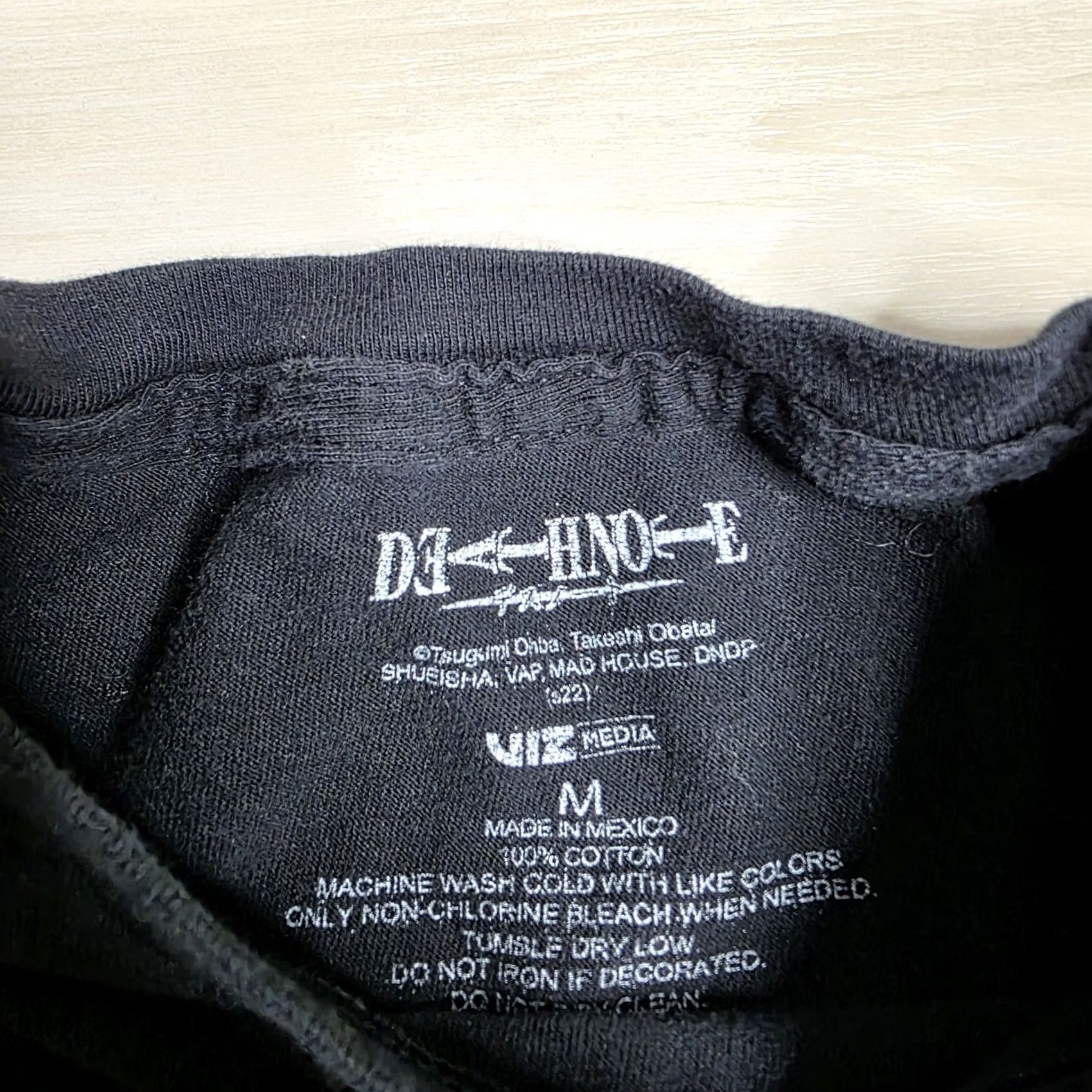 Vintage Anime Death Note Graphic Shirt Black Medium Mens Large Print Viz Media Size US M / EU 48-50 / 2 - 4 Thumbnail