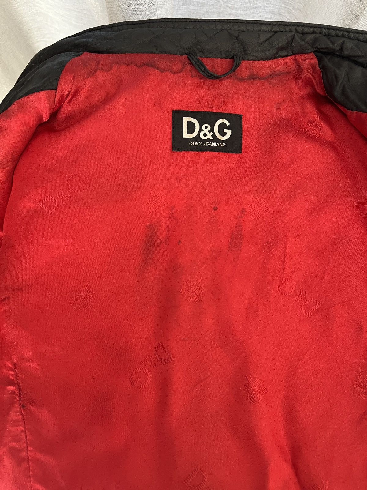 Dolce & Gabbana Black leather jacket, IT40 Size S / US 4 / IT 40 - 7 Thumbnail