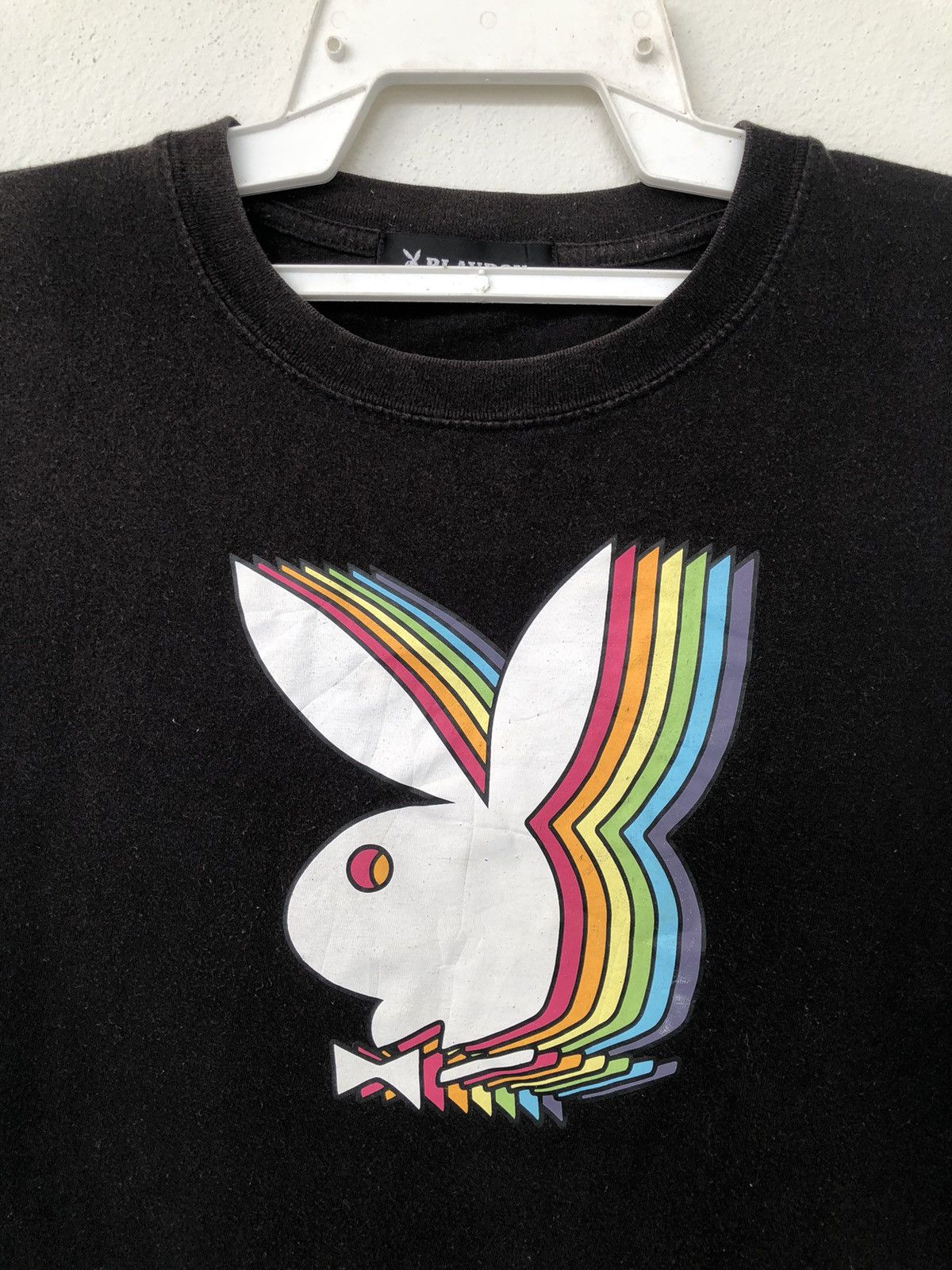 Playboy Vintage PLAYBOY Rainbow Colour Logo Tee Size US M / EU 48-50 / 2 - 1 Thumbnail