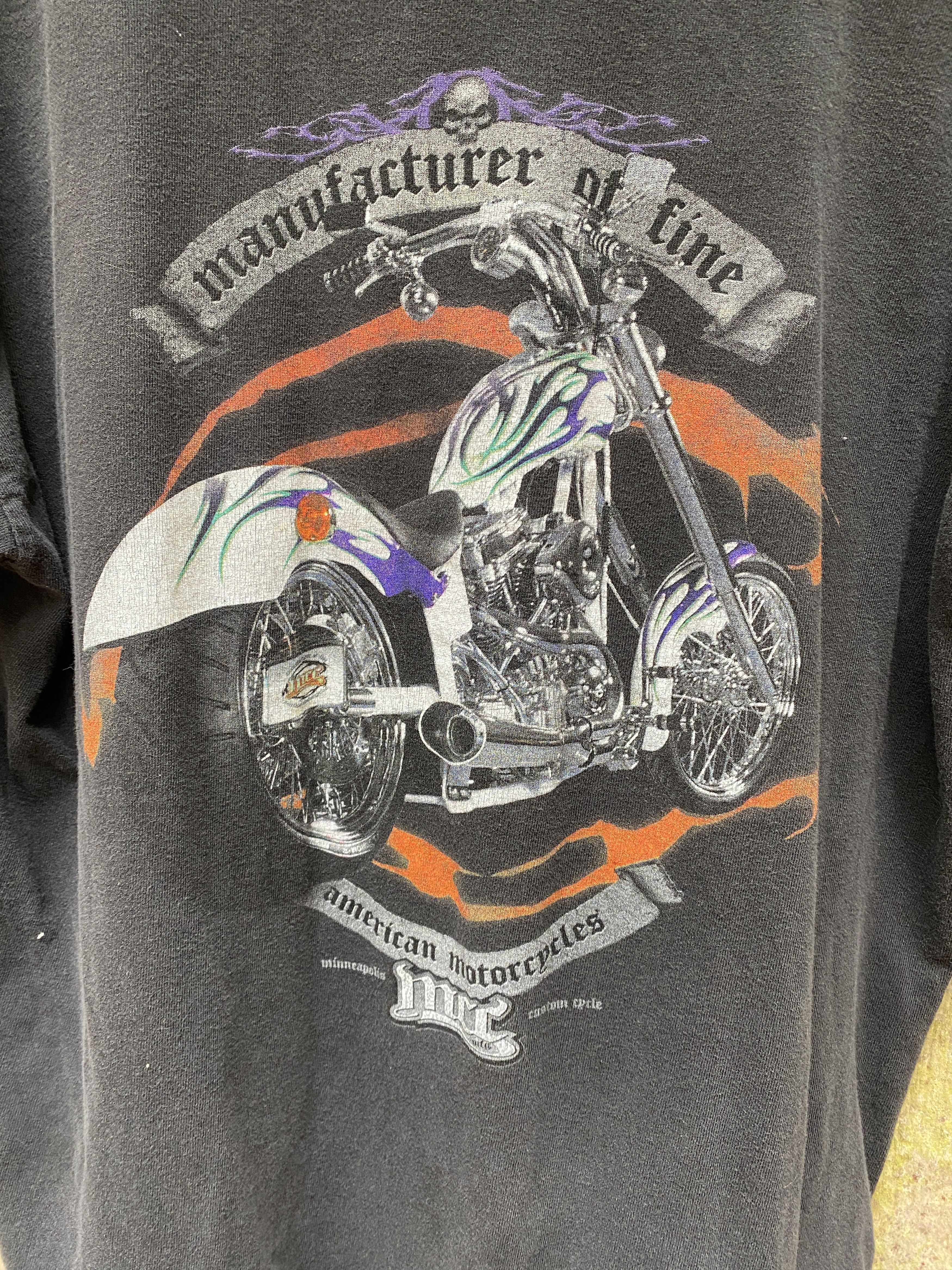 Vintage Vintage Motorcycle Tee Size US L / EU 52-54 / 3 - 3 Thumbnail