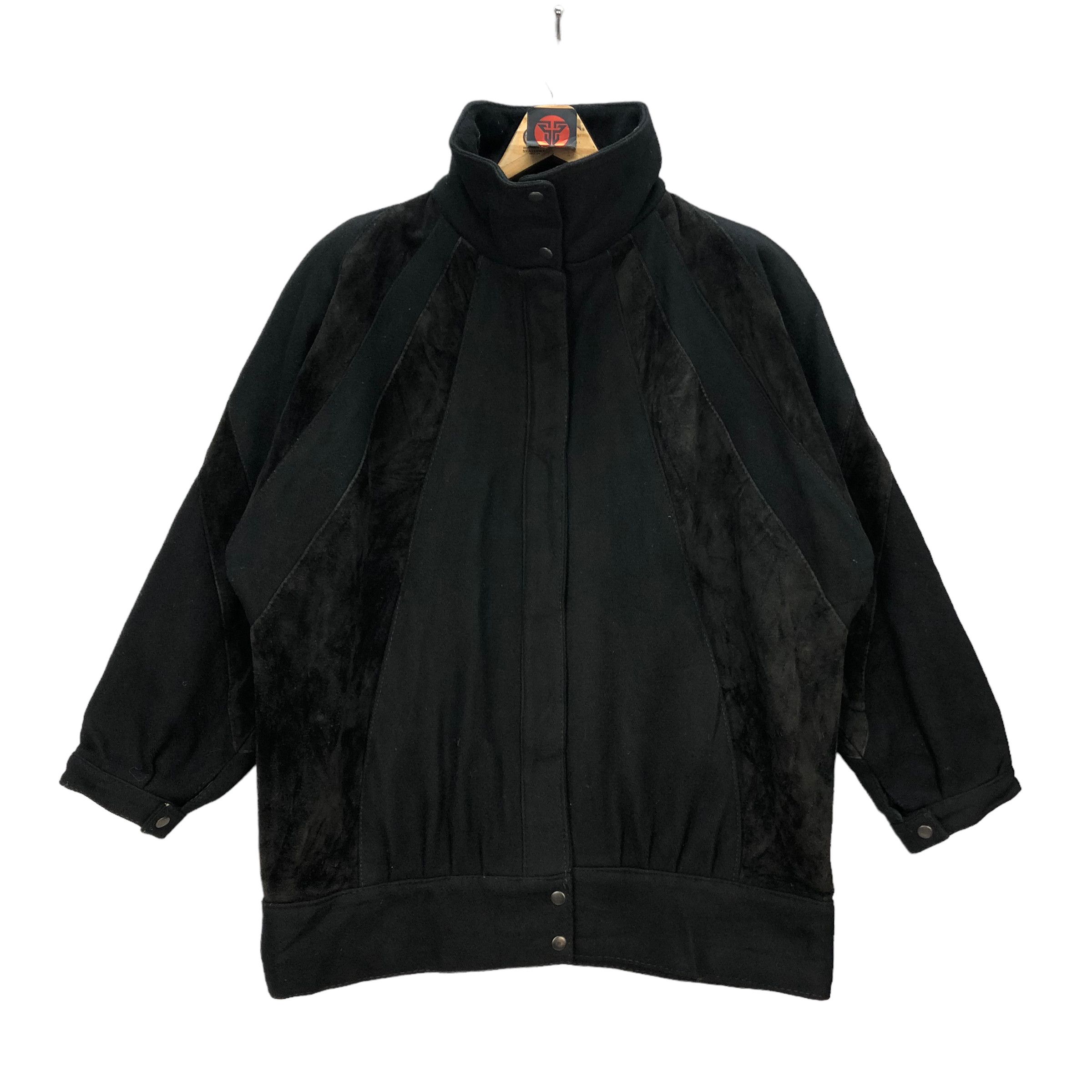 Genuine Leather TRENDZ WOOL LEATHER HYBRID JACKET #7304-127 Size US L / EU 52-54 / 3 - 1 Thumbnail