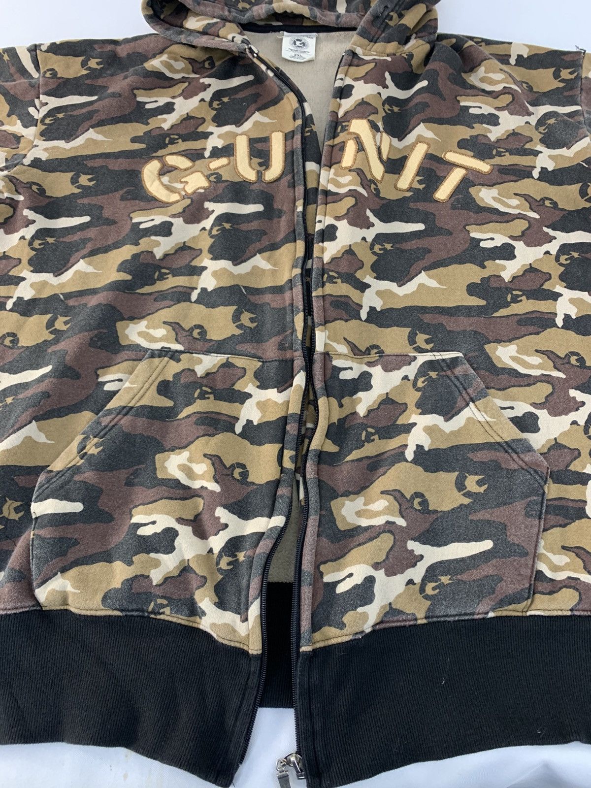 G-Unit G Unit All Over Hooded Full Zip Sherpa Inner Camo Design Size US XL / EU 56 / 4 - 5 Thumbnail