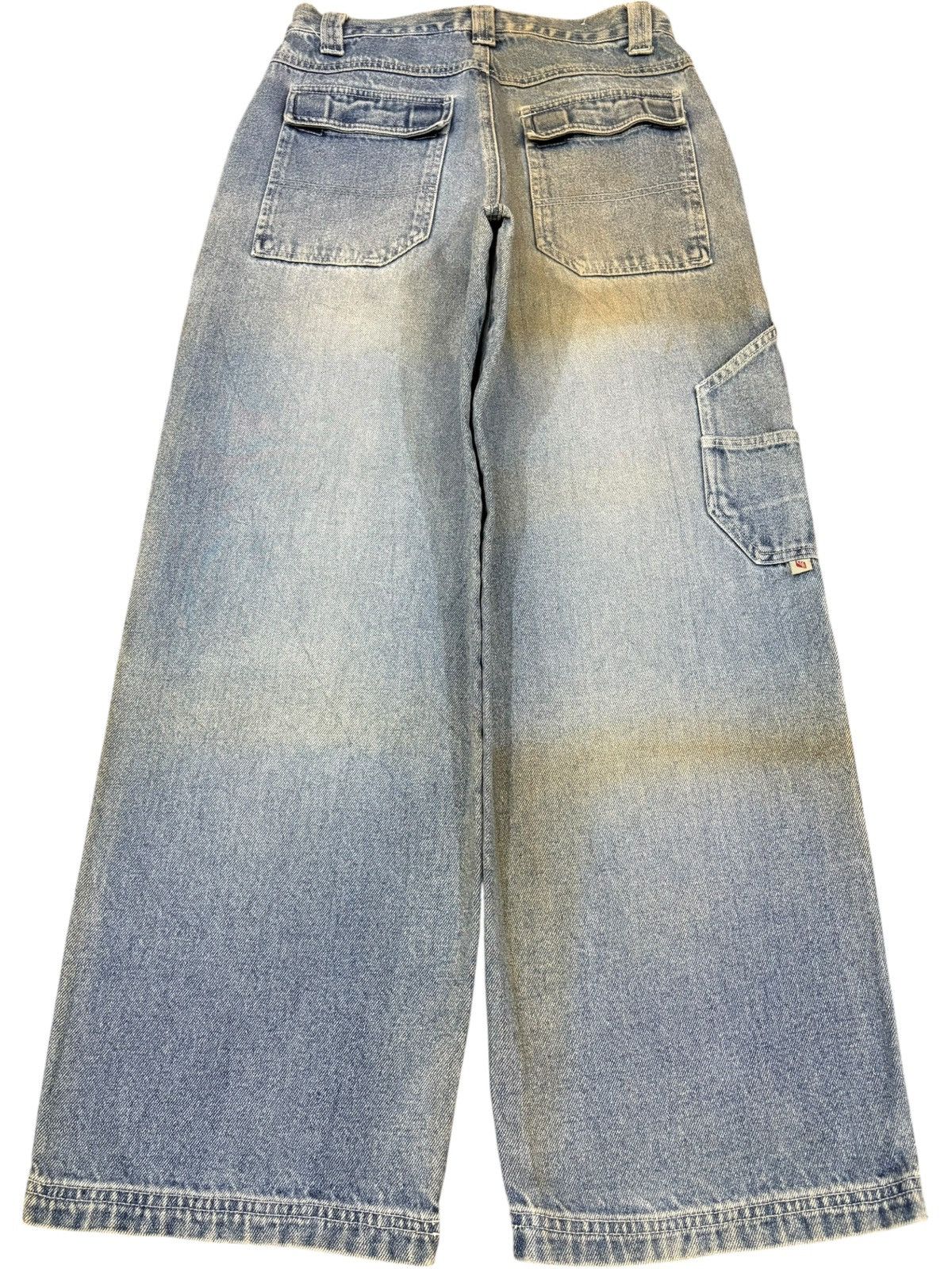 Other Vintage Japanese Double Knee Patches Carpenter Baggy Jeans Size US 26 / EU 42 - 2 Thumbnail