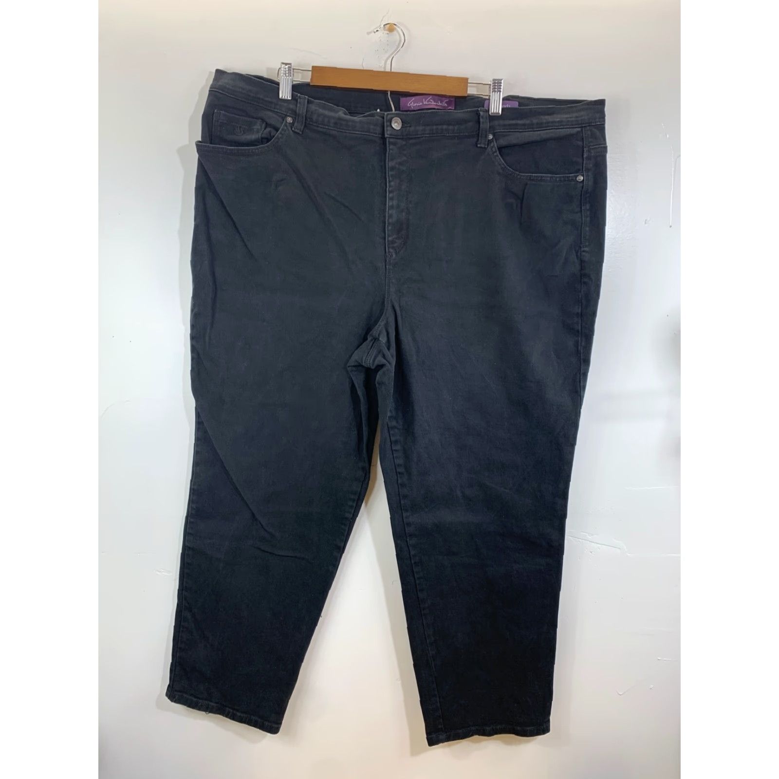 Gloria Vanderbilt Gloria Vanderbilt Jeans Womens 24W Plus Black Pants Size 42" / US 20 - 2 Thumbnail