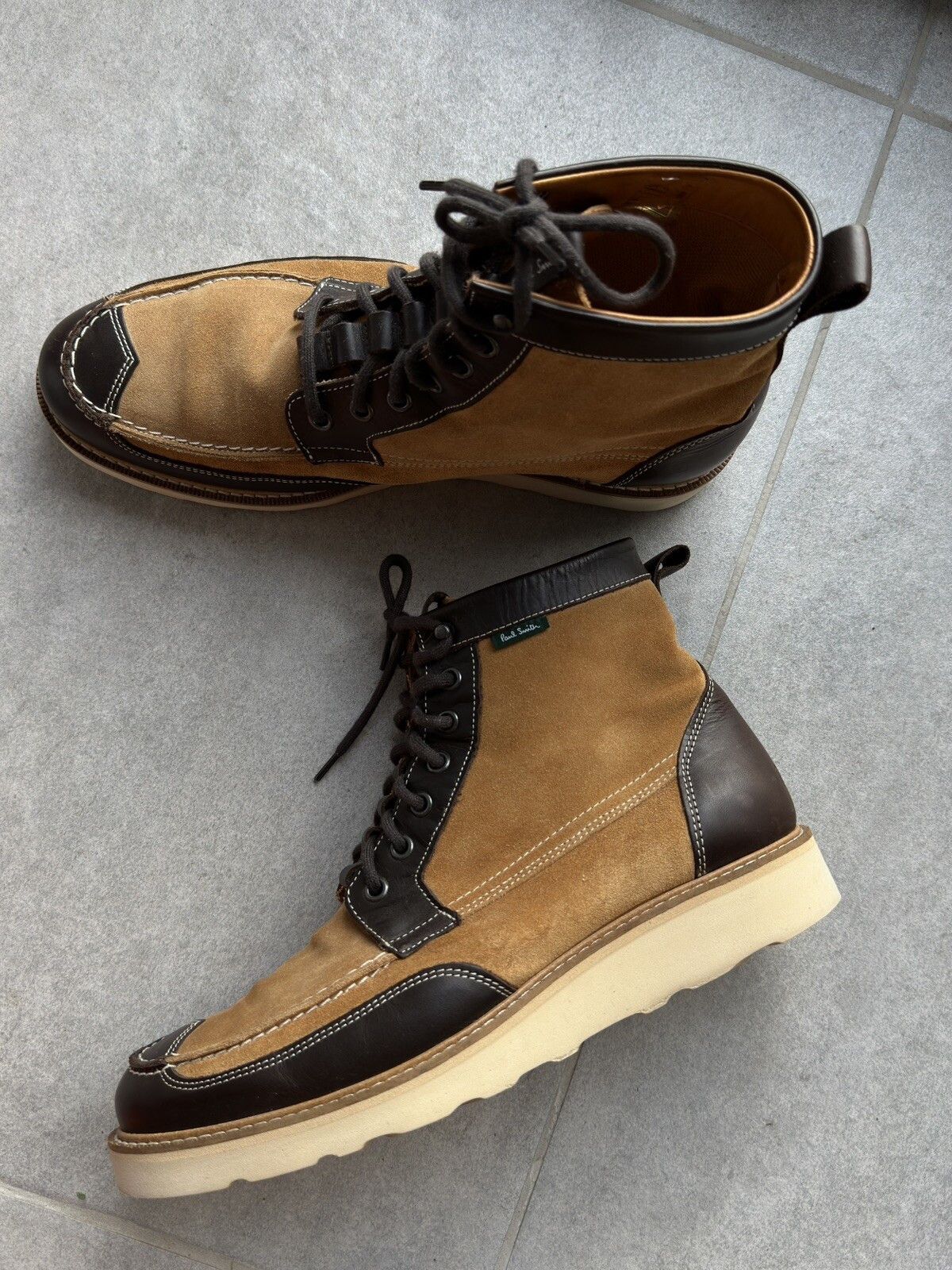 Paul Smith Paul Smith Mens Vibram Morflex Suede Leather Boots size UK-9 Size US 10 / EU 43 - 2 Thumbnail
