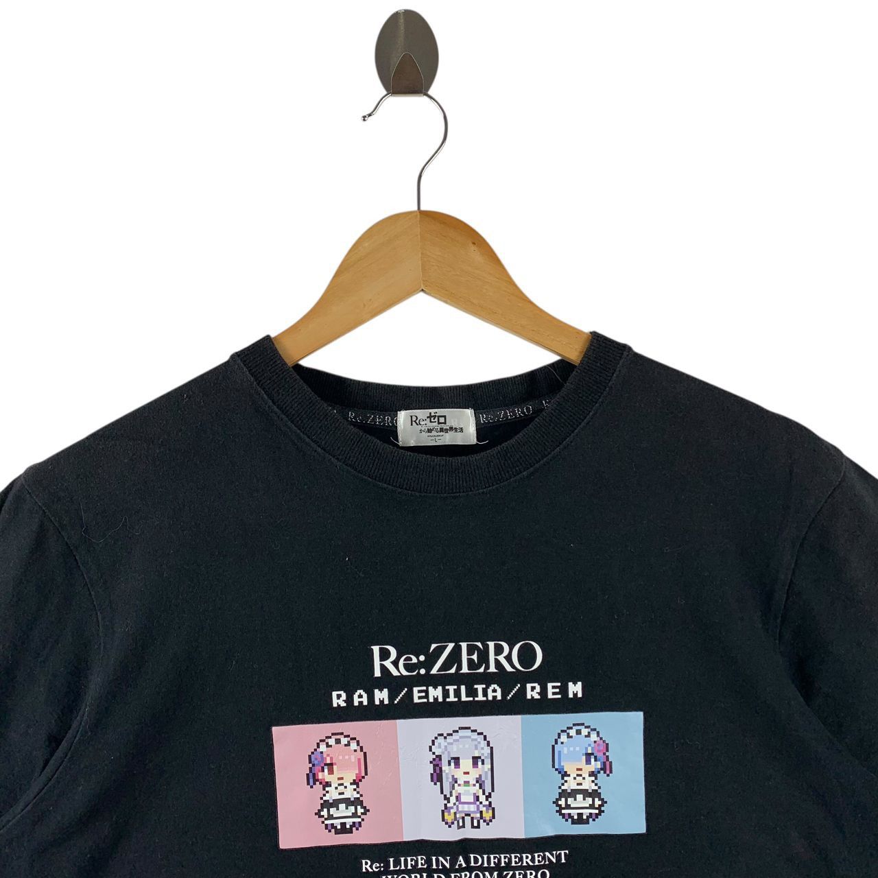Anime × Japanese Brand RE ZERO ram emilia rem chibi printed aniem tee Size US L / EU 52-54 / 3 - 2 Thumbnail