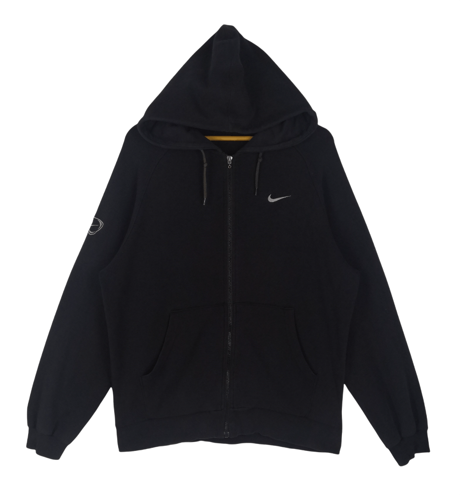 Nike Vintage Nike Hoodie Sweatshirt Embroidery Logo Nike Zipper Size US L / EU 52-54 / 3 - 1 Thumbnail