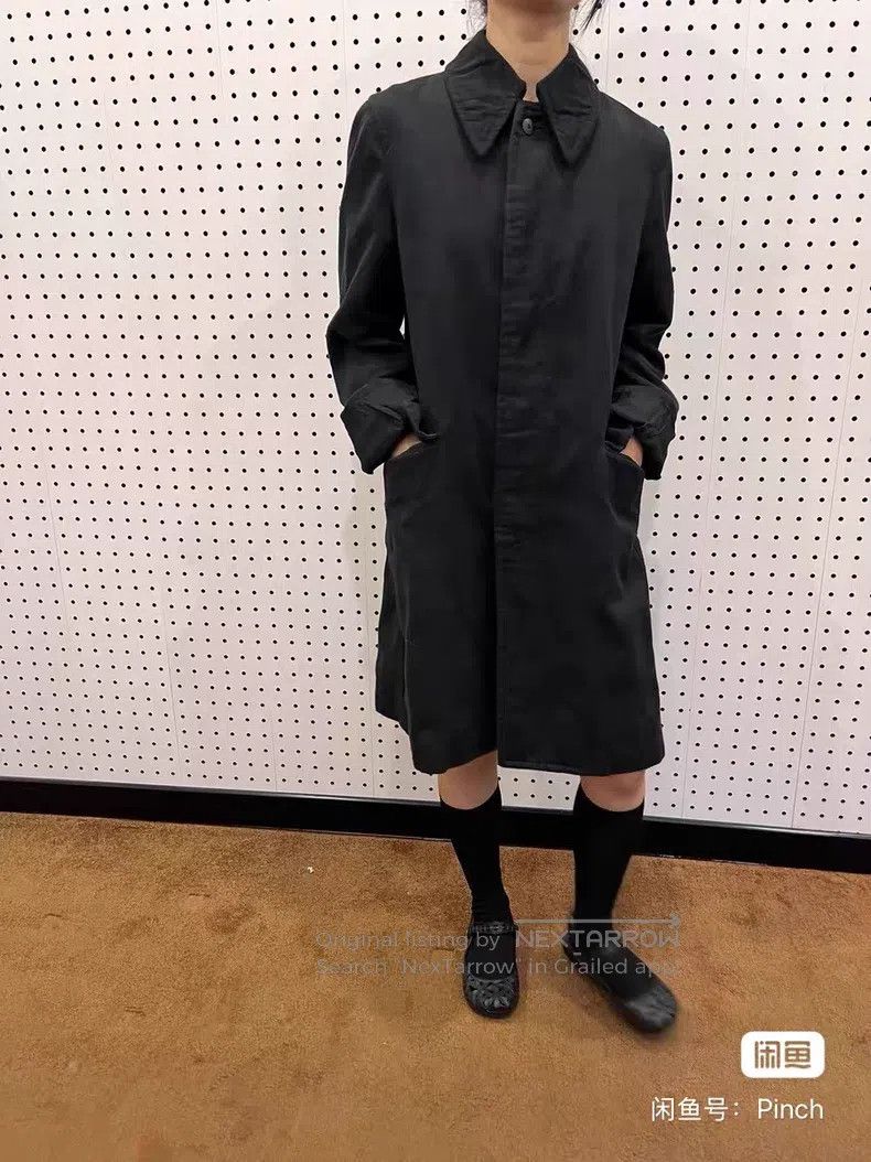 Comme des Garcons Comme des Garcons Dark Patterned Polka Dot Long Coat Size XS / US 0-2 / IT 36-38 - 3 Thumbnail
