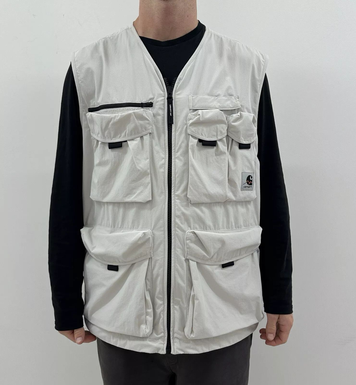 Carhartt Wip Carhartt WIP Hayes Vest White Pebble Mens Size US XL / EU 56 / 4 - 1 Thumbnail