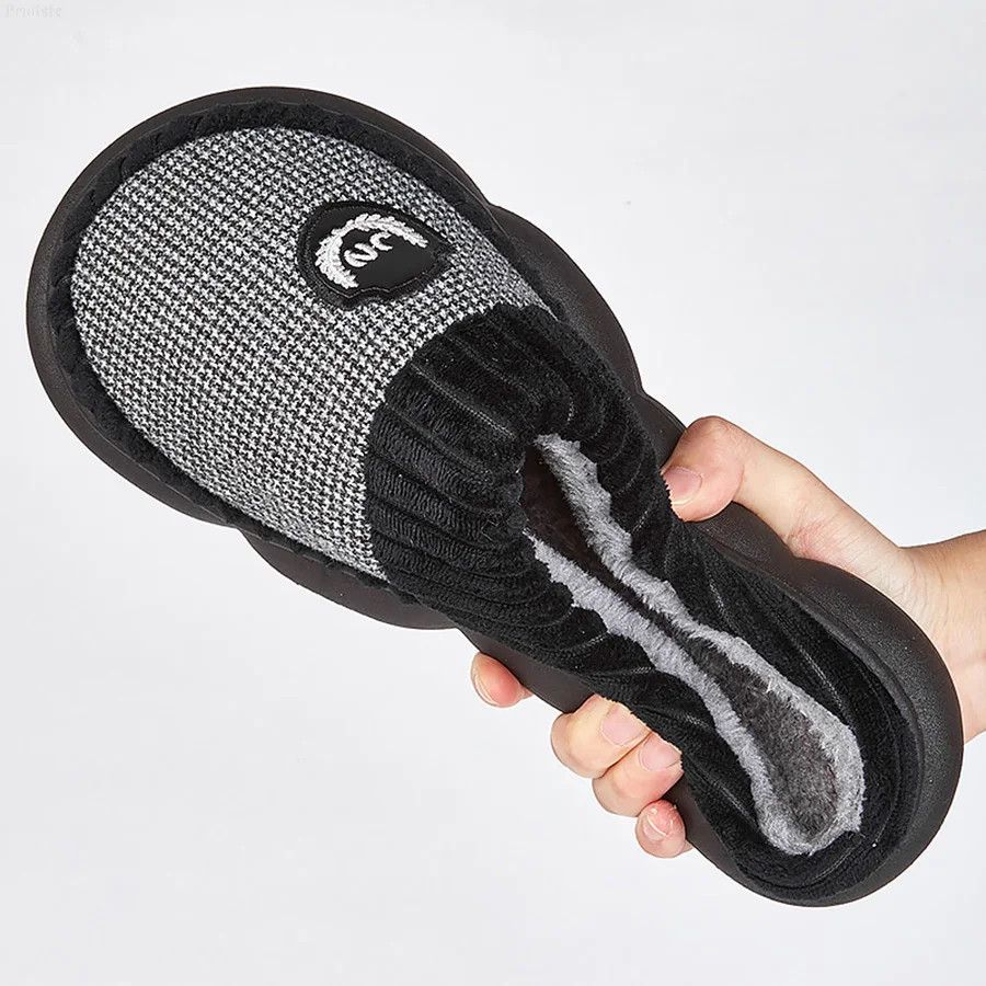 Other Christmas Winter Home Plush Cotton Slippers Size US 7.5 / EU 40-41 - 4 Thumbnail