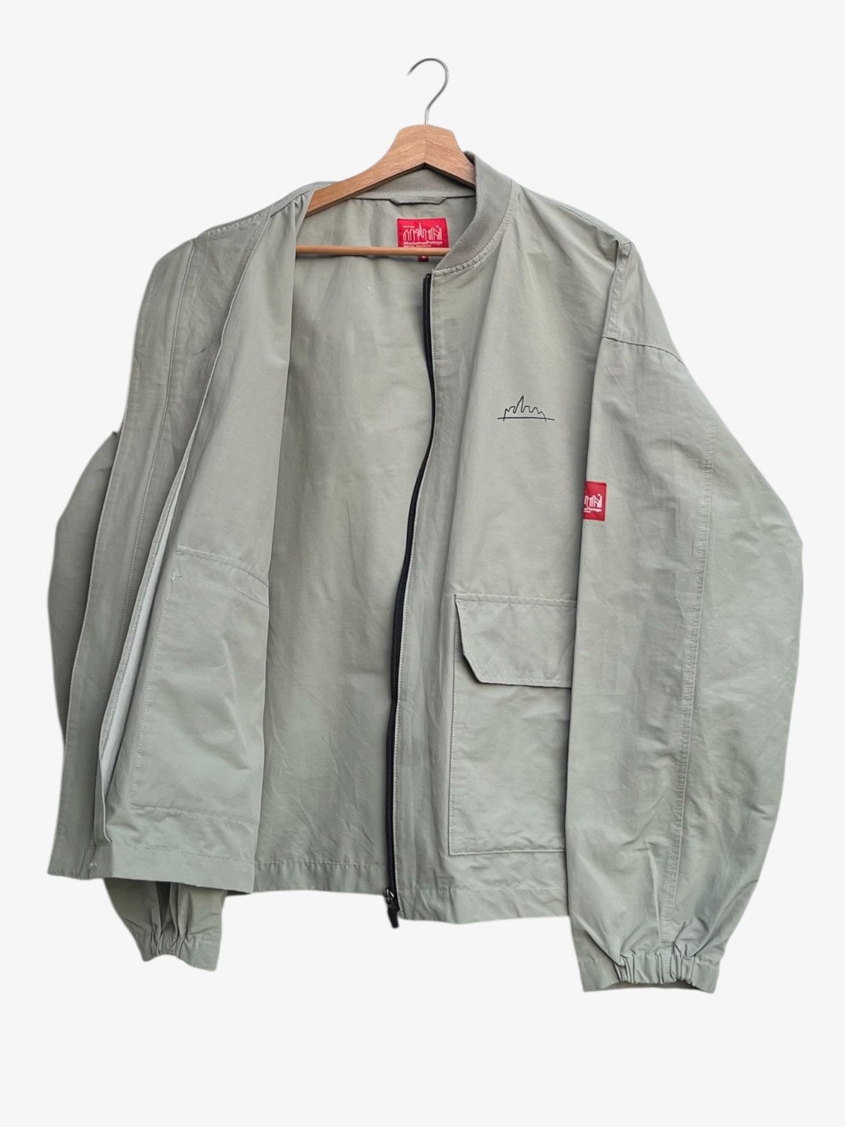 Manhattan Portage Manhattan Portage Cotton Nylon Grosgrain Zip Blouson Size US L / EU 52-54 / 3 - 5 Thumbnail