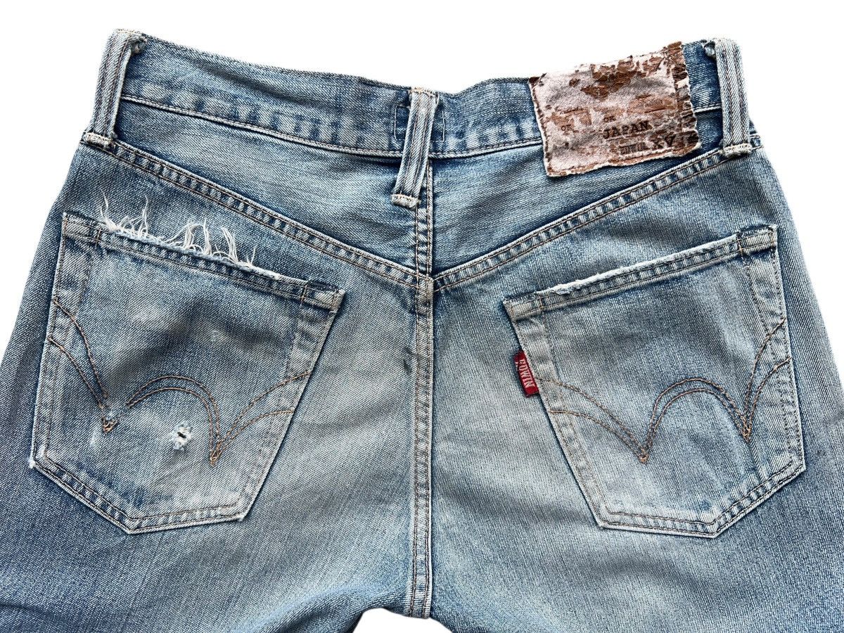 Edwin Vintage Edwin Distressed Denim Jeans 32x31.5 Size US 32 / EU 48 - 6 Thumbnail