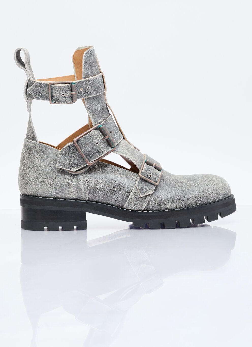 image of Vivienne Westwood Rome Boots in Grey, Men's (Size 7)