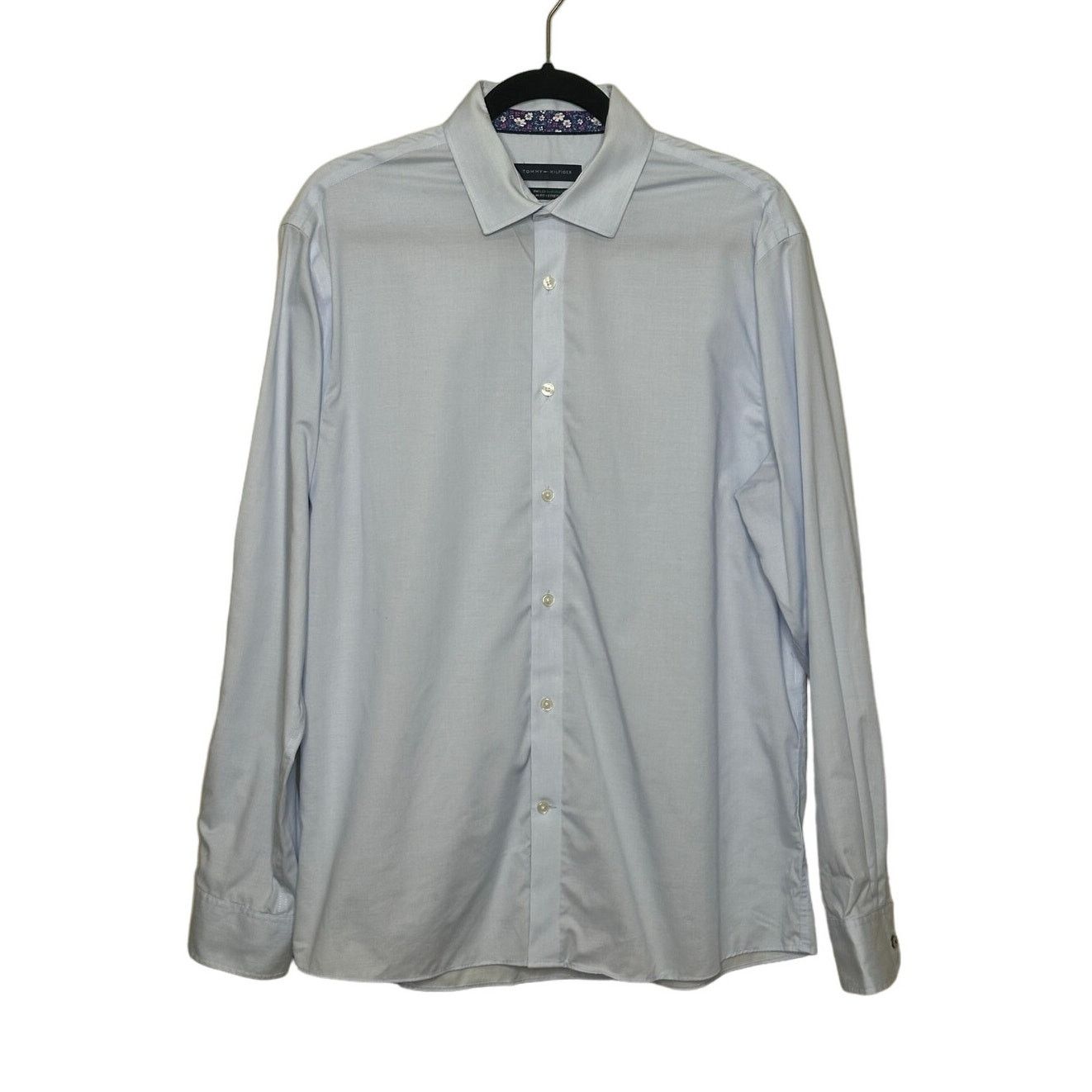 Tommy Hilfiger Tommy Hilfiger button dress slim fit shirt size Large Size US L / EU 52-54 / 3 - 6 Thumbnail