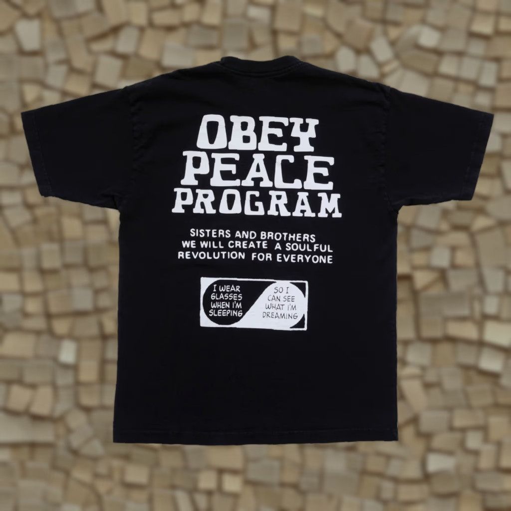 Obey OBEY VTG Y2K RETRO PEACE PROGRAM GRAPHIC BLACK SKATEBOARDING T SHIRT SZ SMALL Size US S / EU 44-46 / 1 - 1 Thumbnail