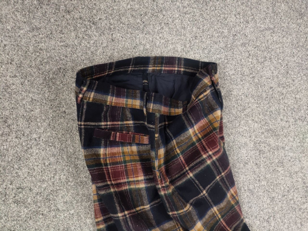 HANSEN Garments Hansen Garments Pyge Wool Blend Check Cropped Casual Pants Size US 32 / EU 48 - 11 Thumbnail
