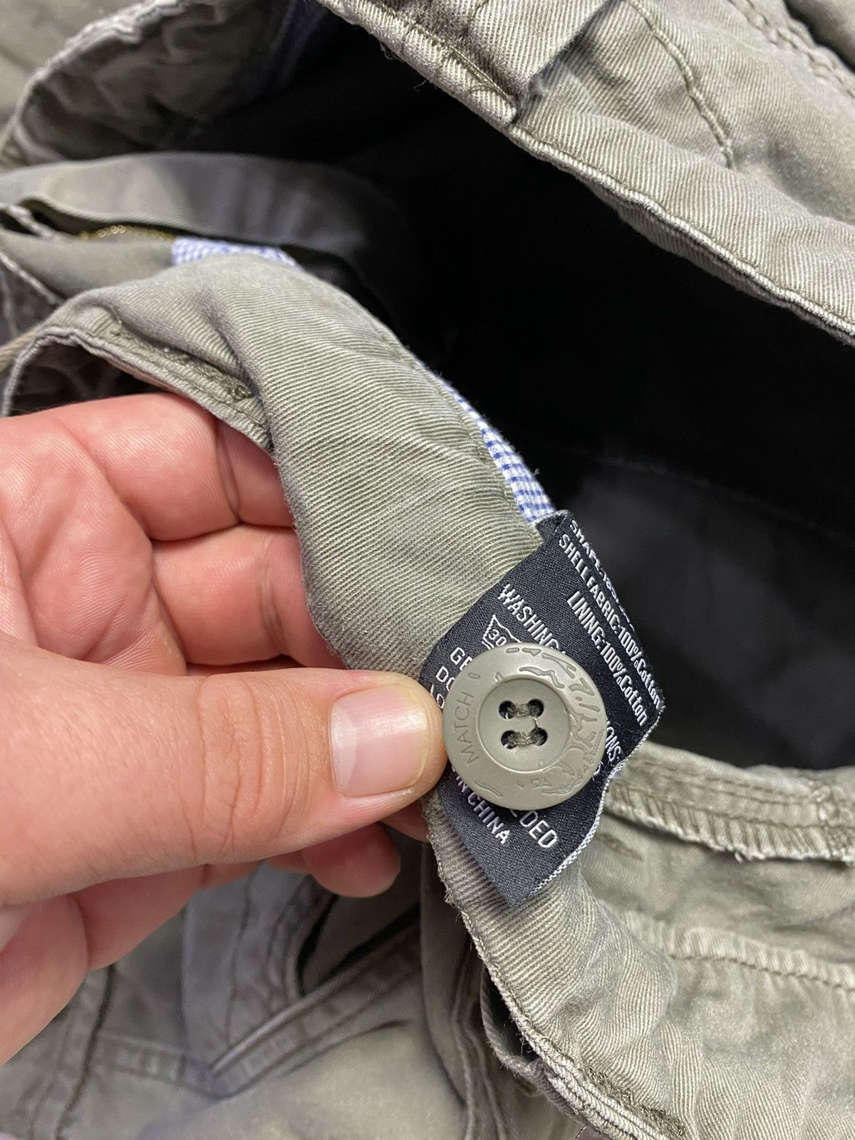 Japanese Brand × Vintage Vintage Matchstick Bondage Multi Pocket Cargo Pants Size US 34 / EU 50 - 10 Thumbnail