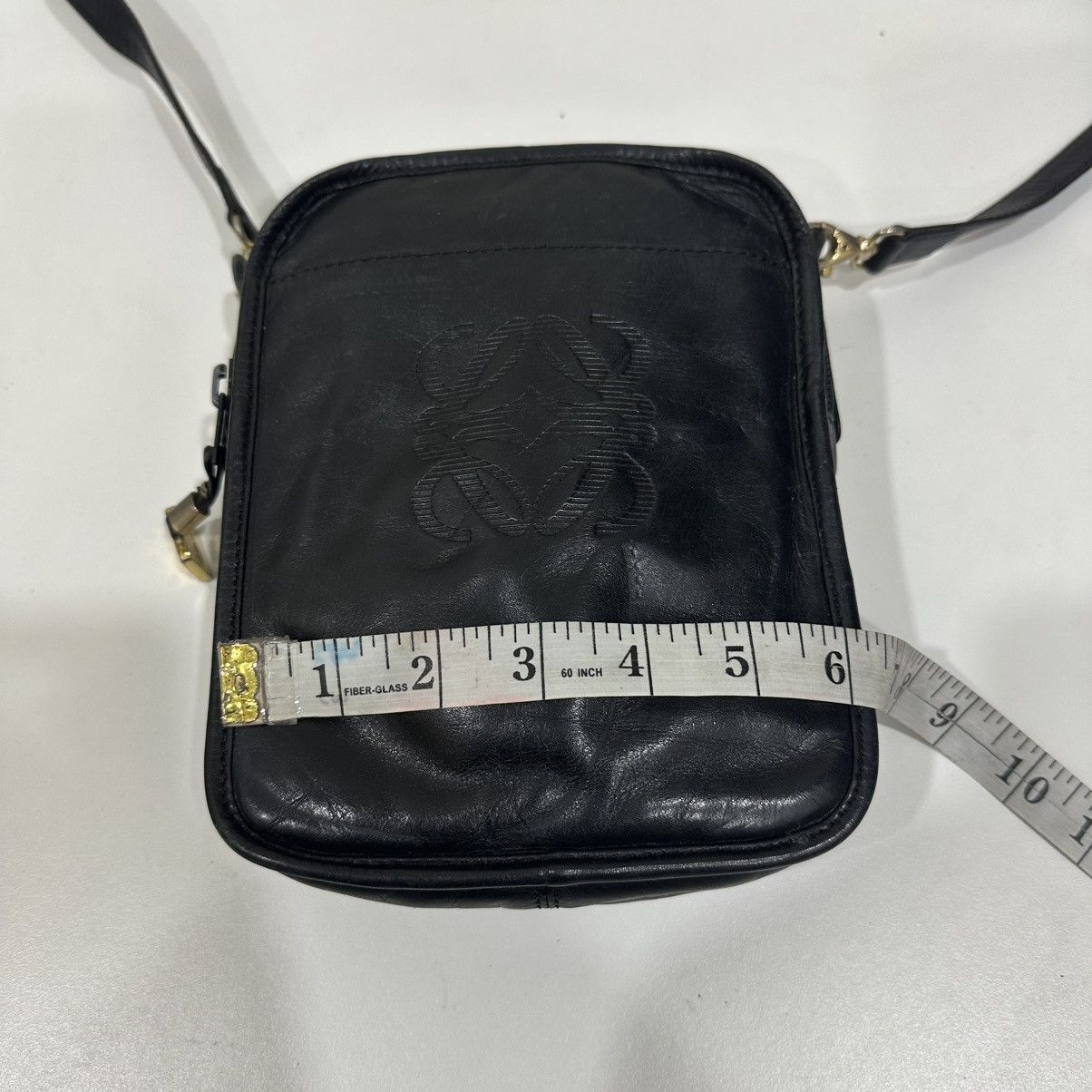 Loewe ‼️YES‼️VINTAGE LOEWE MADRID LEATHER BIG LOGO SHOULDER BAG Size ONE SIZE - 7 Thumbnail