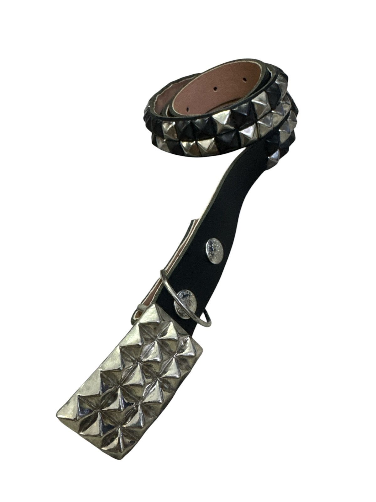 foot the coacher WENDY'S X FOOT THE COACHER STUDDED LEATHER BELT Size 40 - 1 Thumbnail