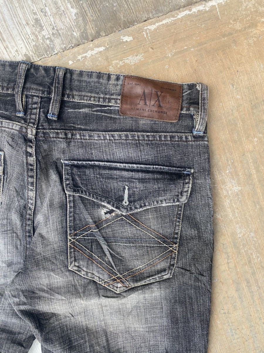 Armani Exchange Armani Exchange Patchwork Flare Jeans Size US 35 - 7 Thumbnail