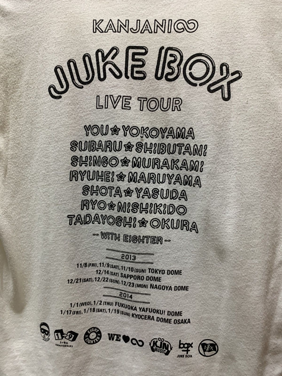 Japanese Brand Juke Box Live Tour Japan band Tees Size US M / EU 48-50 / 2 - 8 Thumbnail