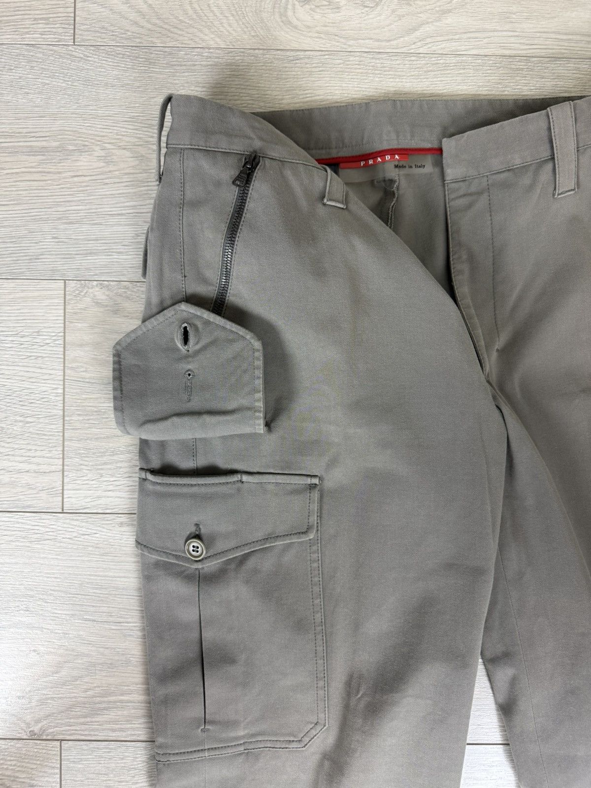 Prada Prada Red Cargo Pants Size US 33 - 5 Thumbnail