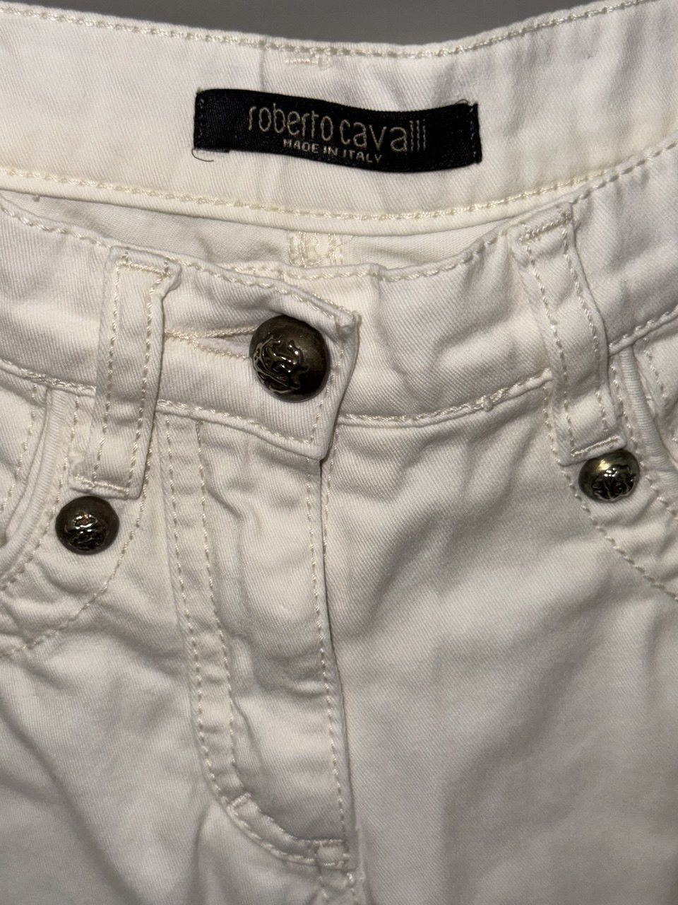 Roberto Cavalli Roberto Cavalli White pants Size 26" / US 2 / IT 38 - 4 Thumbnail