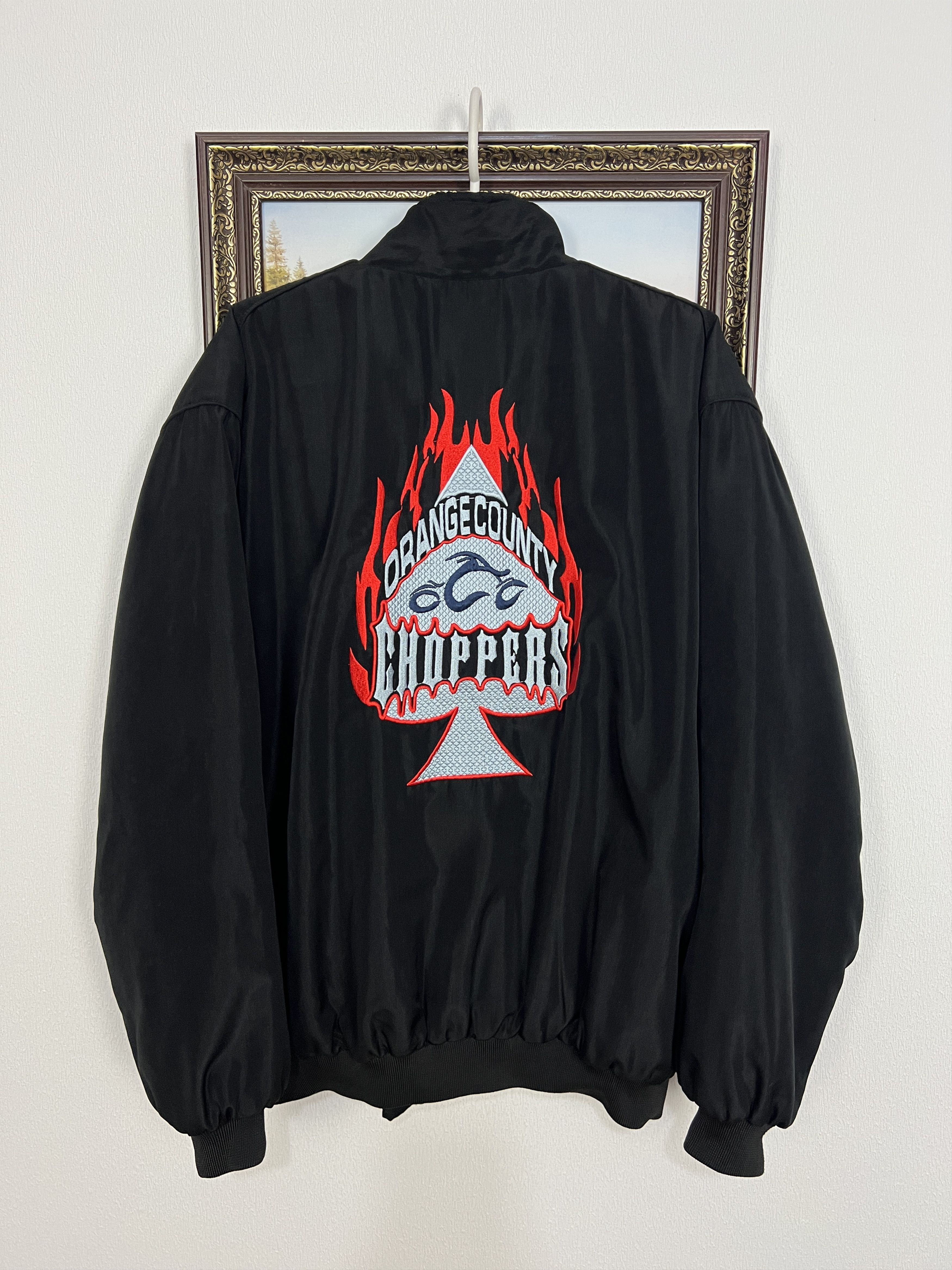 Vintage Y2K Orange County Choppers Bomber Jacket Motorcycle Gang Size US XXL / EU 58 / 5 - 1 Thumbnail