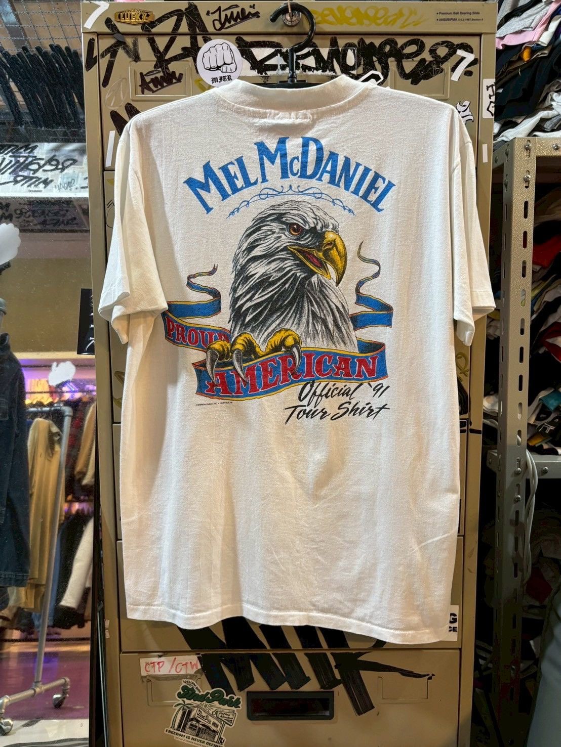 Band Tees Mel Mcdaniel 1991’s Size US L / EU 52-54 / 3 - 6 Thumbnail