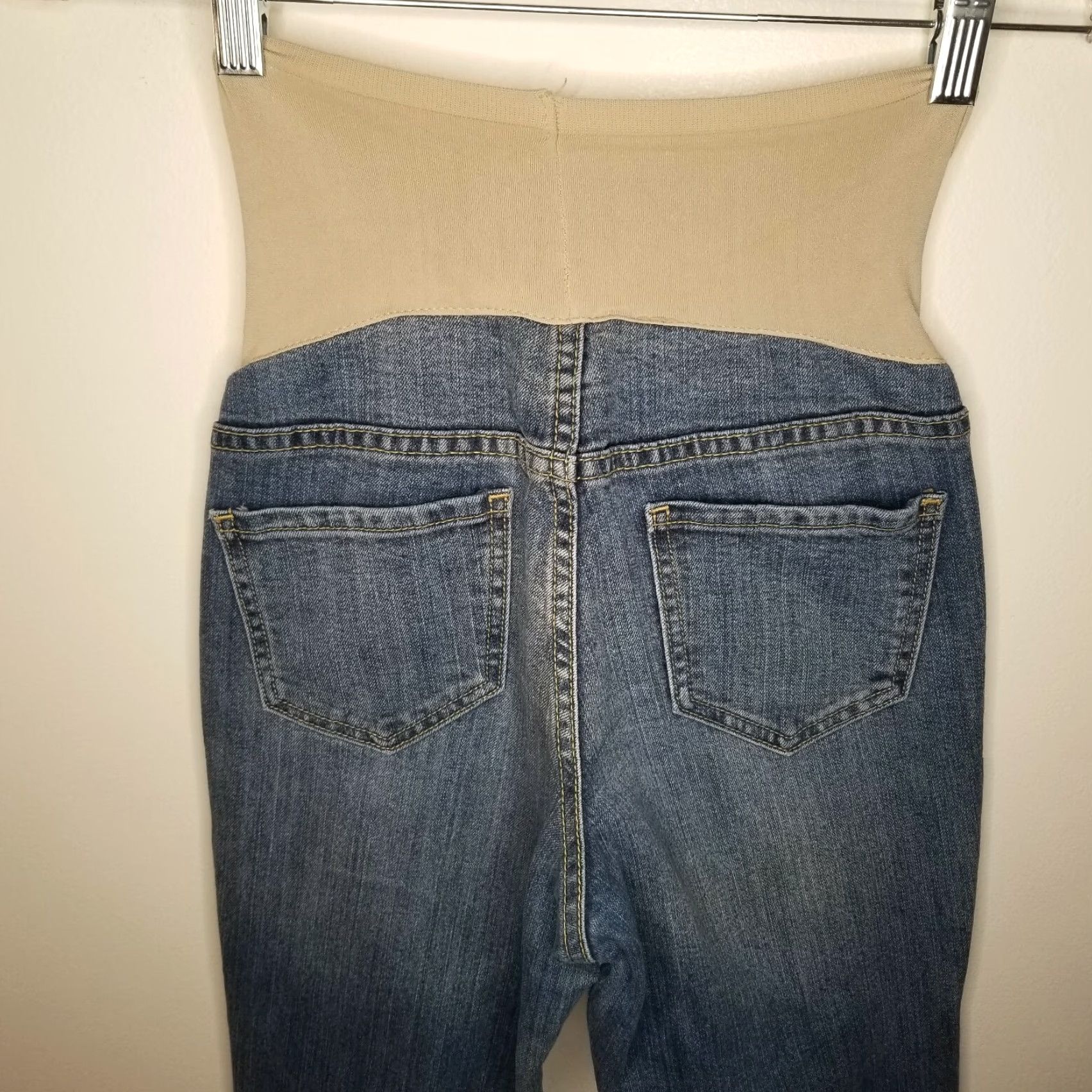 Old Navy Old Navy Womens Maternity Boot Cut Jeans Size 1 Short Blue Size 25" / US 0 / IT 36 - 5 Thumbnail