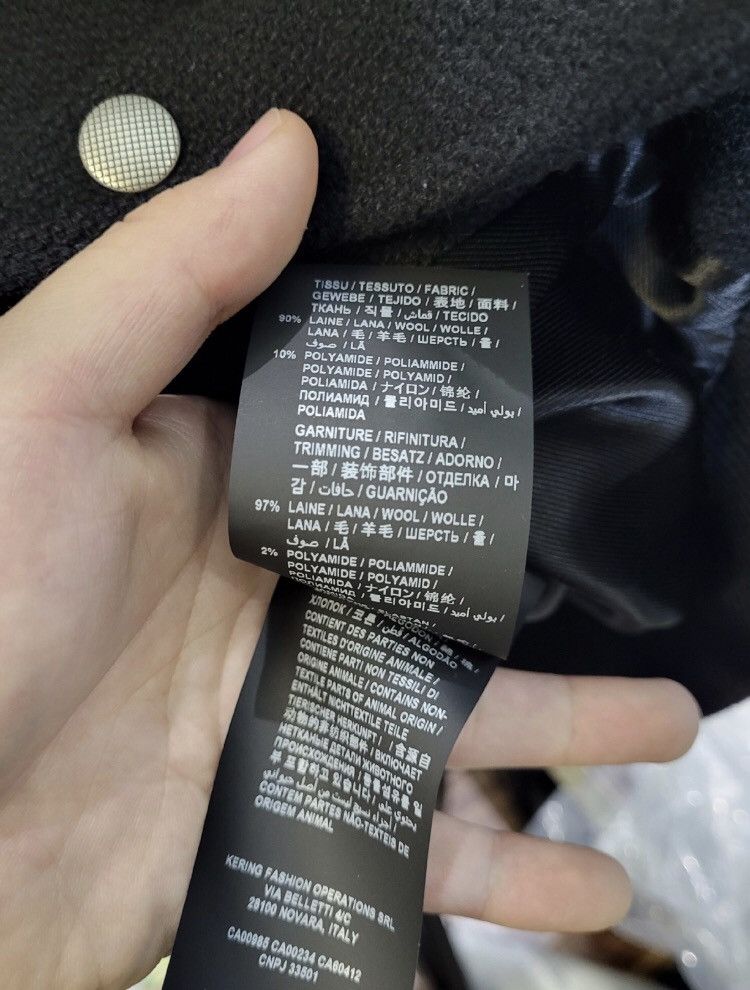 Saint Laurent Paris × Yves Saint Laurent Saint Laurent YSL wool Teddy baseball jacket2410-Nextarrow Size US M / EU 48-50 / 2 - 11 Thumbnail