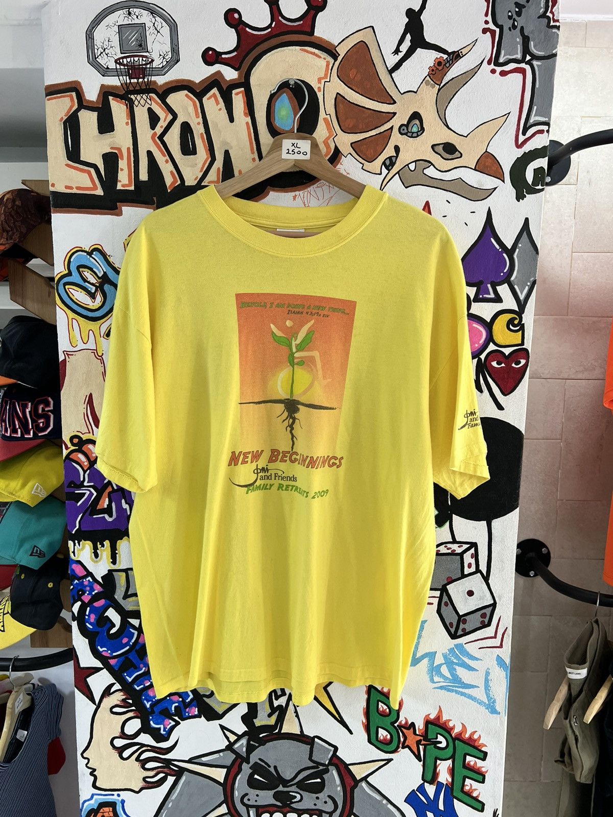 Vintage Vintage Flower T-Shirt Size US XL / EU 56 / 4 - 1 Thumbnail