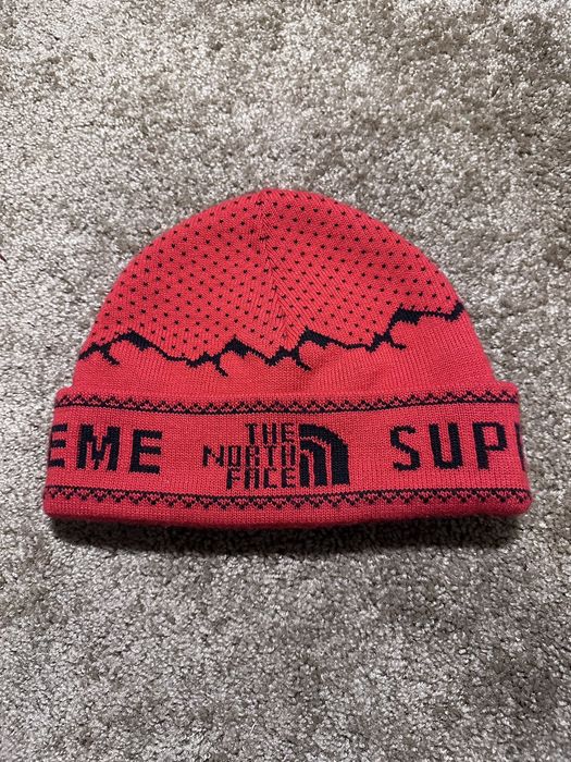 Supreme Supreme x The North Face TNF Beanie Hat Cap | Grailed