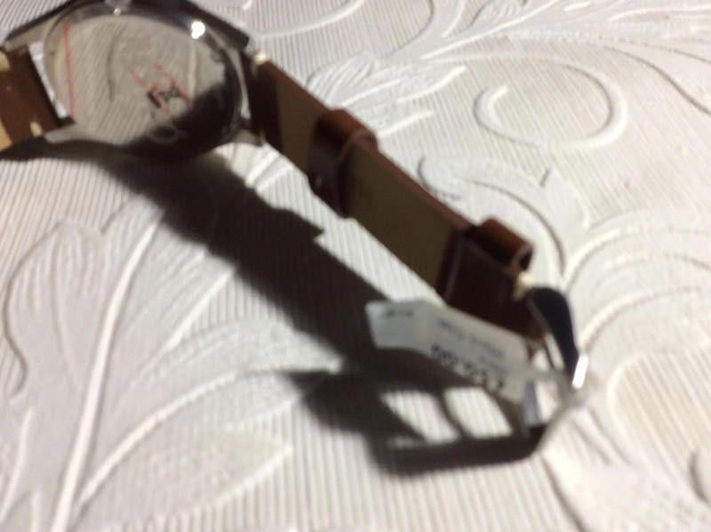 Designer Miro cream /dark Brown Men's leather strap Watch Size ONE SIZE - 7 Thumbnail