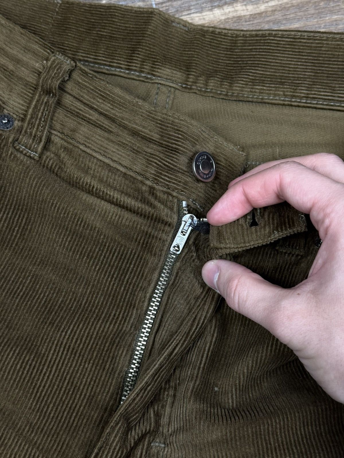 Gucci Vintage Gucci by Tom Ford Bootcut Flared Corduroy Brown Pant Size US 32 / EU 48 - 17 Thumbnail