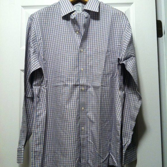 Brooks Brothers BROOKS BROTHERS MENS 100%COTTON CASUAL SHIRT SIZE: 16/34 Size US L / EU 52-54 / 3 - 3 Thumbnail