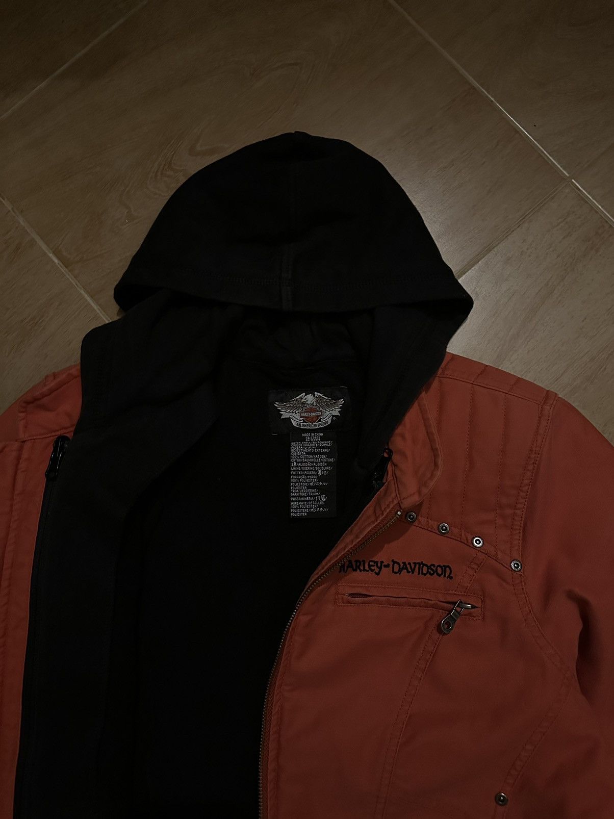 Harley Davidson × Vintage Harley Davidson Riding Jacket Size XL / US 12-14 / IT 48-50 - 6 Thumbnail